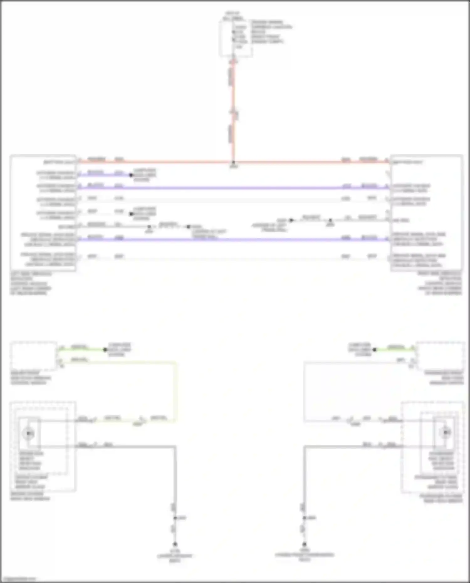 Colorado Chevrolet III (2023-2024): Blind spot monitoring circuit