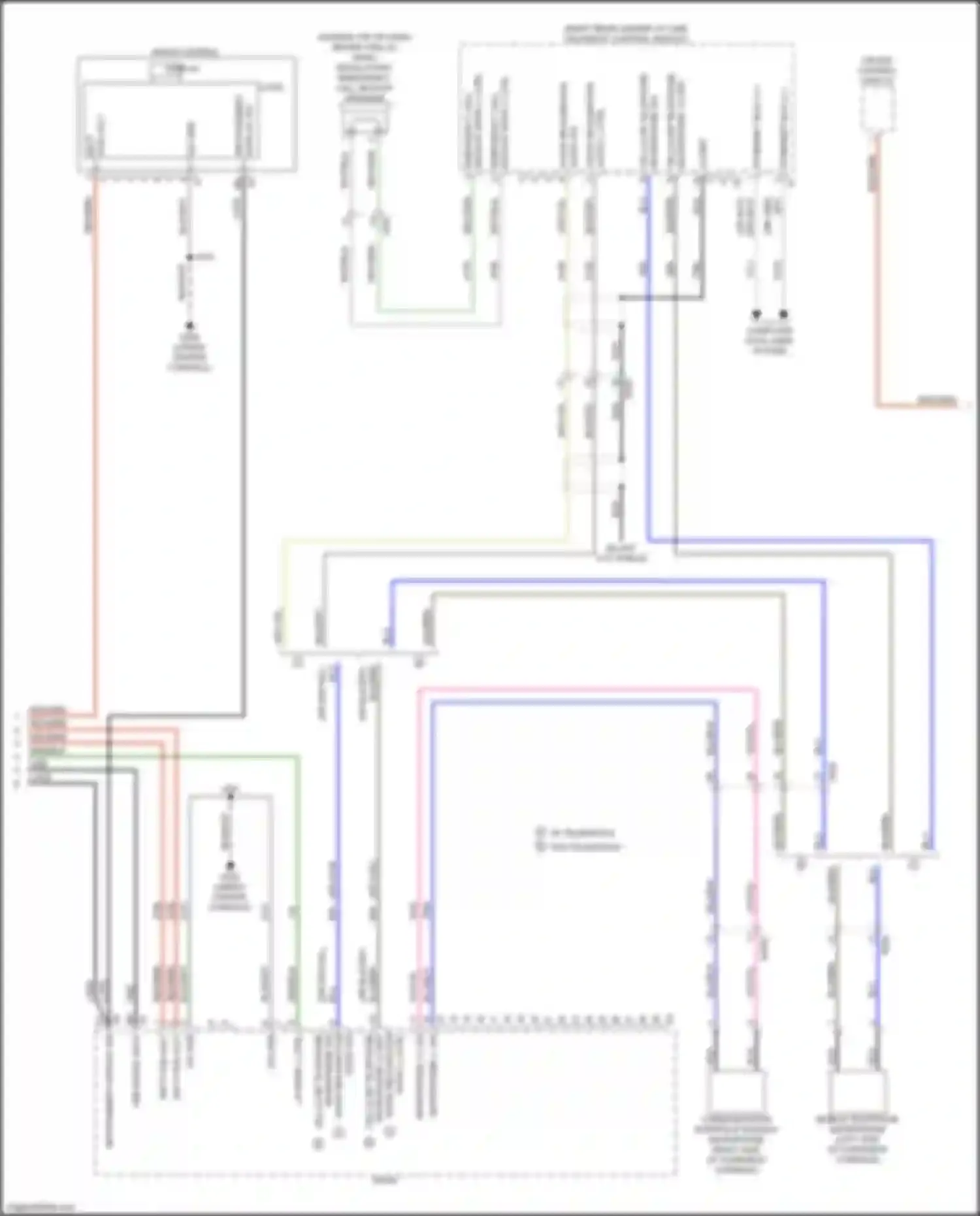 Colorado Chevrolet III (2023-2024): Navigation circuit, w/o amplifier (3 of 4)