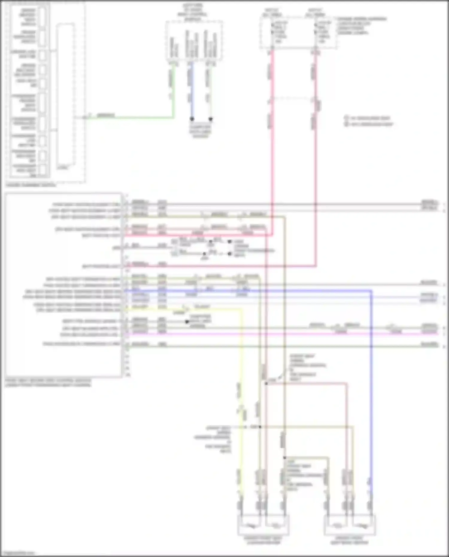 Colorado Chevrolet III (2023-2024): Heated seats circuit (1 of 2)