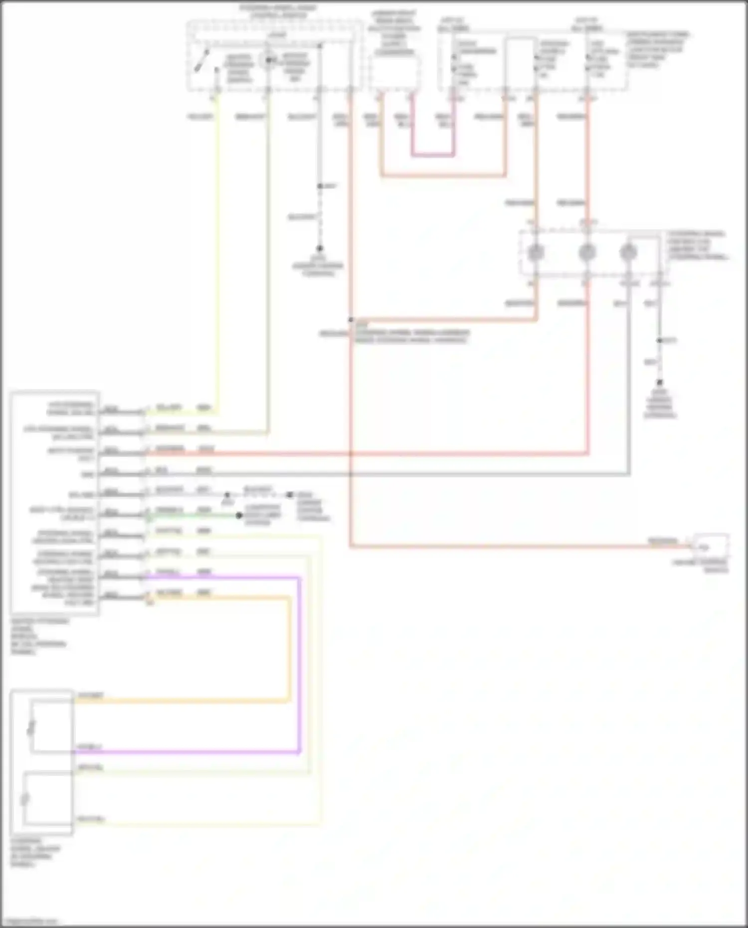 Colorado Chevrolet III (2023-2024): Heated steering wheel circuit