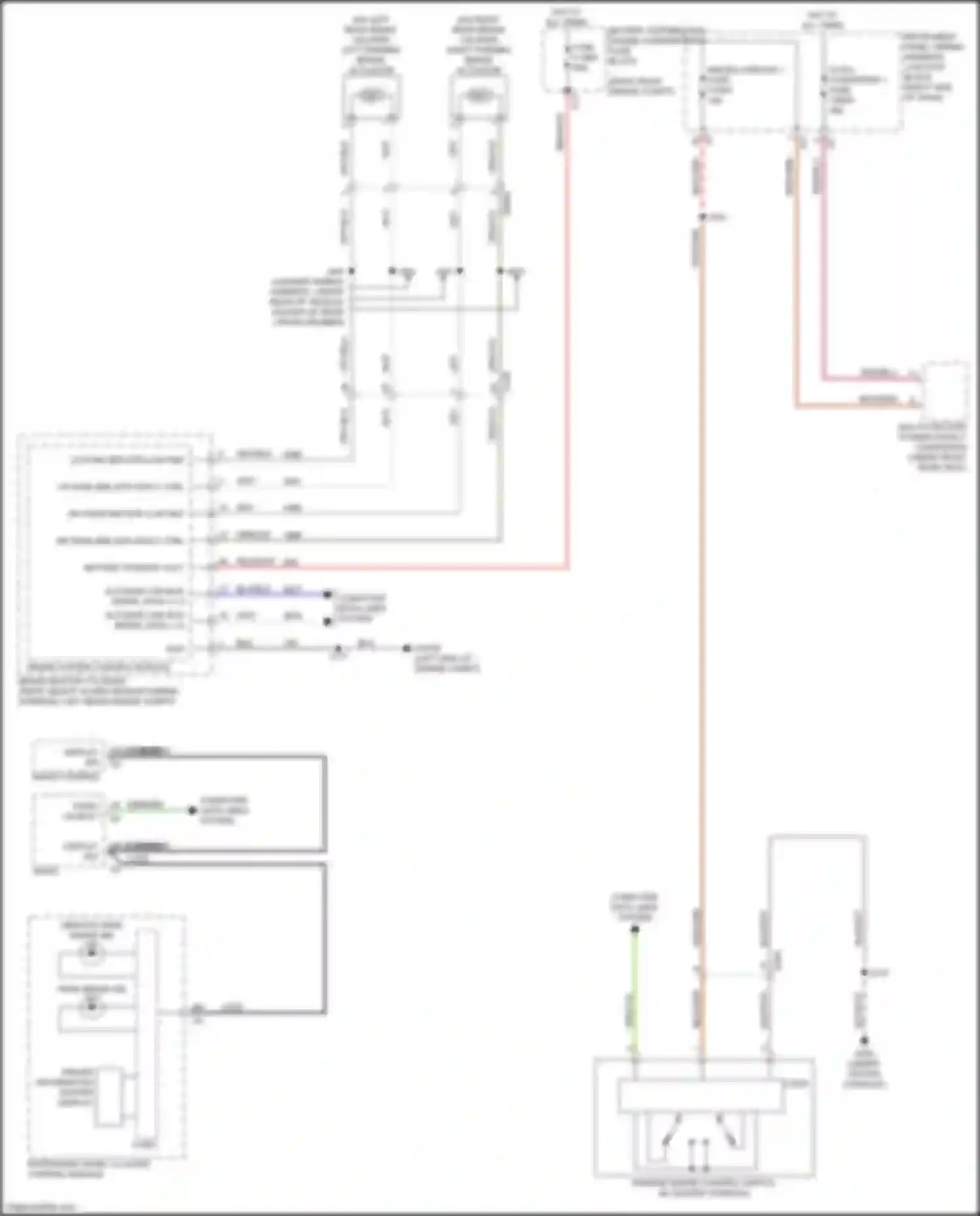 Colorado Chevrolet III (2023-2024): Park brake system circuit