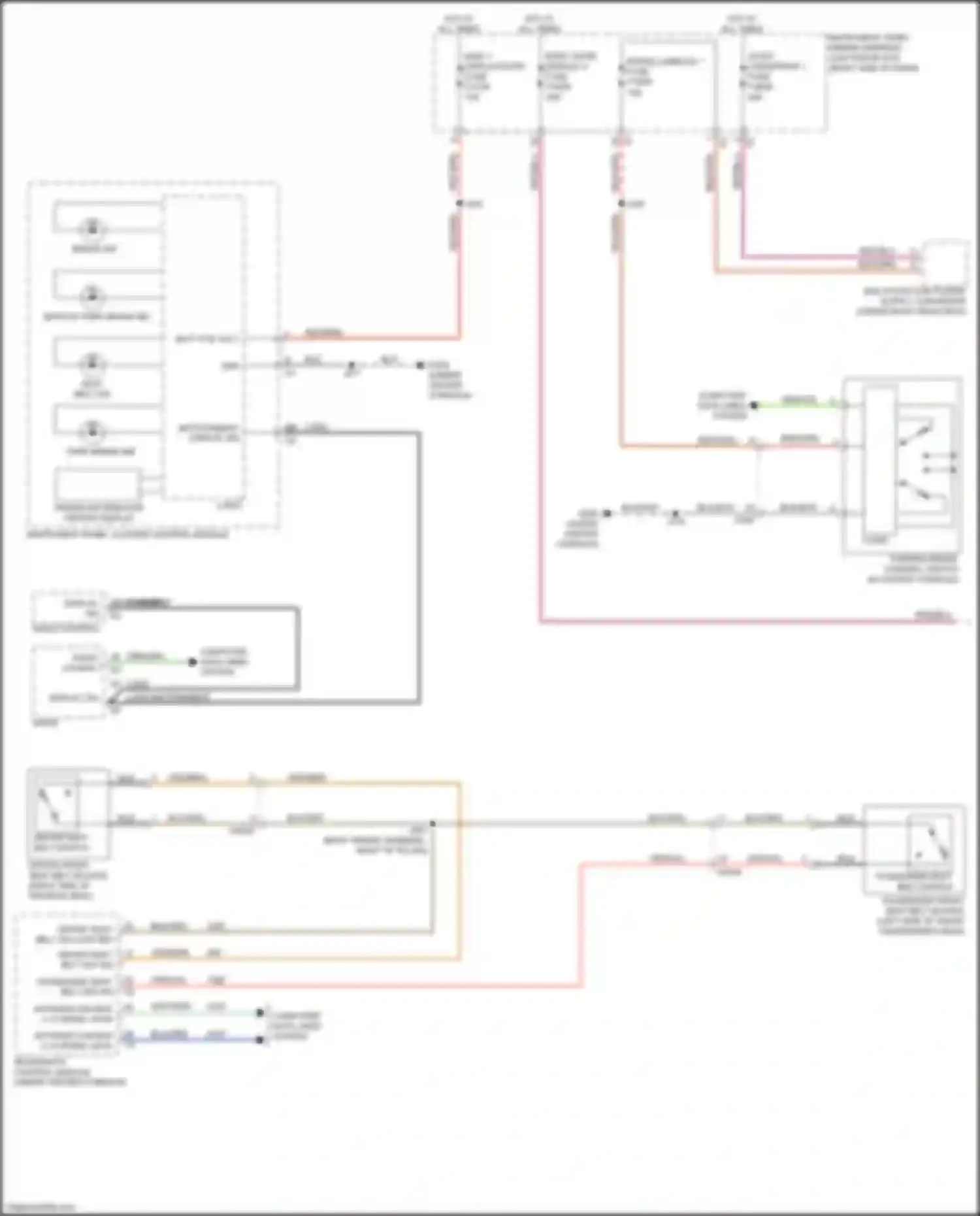 Colorado Chevrolet III (2023-2024): Warning systems circuit (1 of 2)