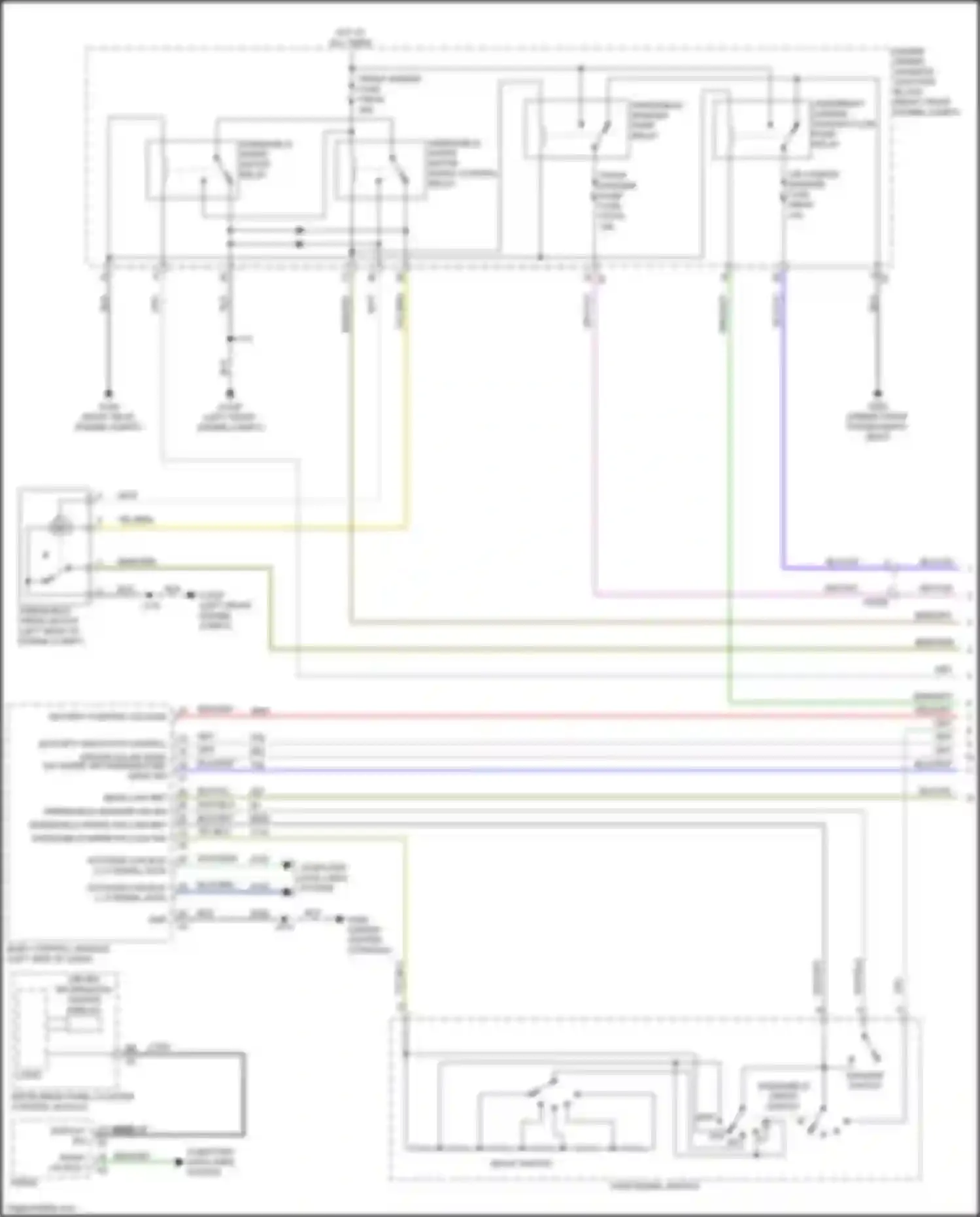 Colorado Chevrolet III (2023-2024): Wiper/washer circuit (1 of 2)