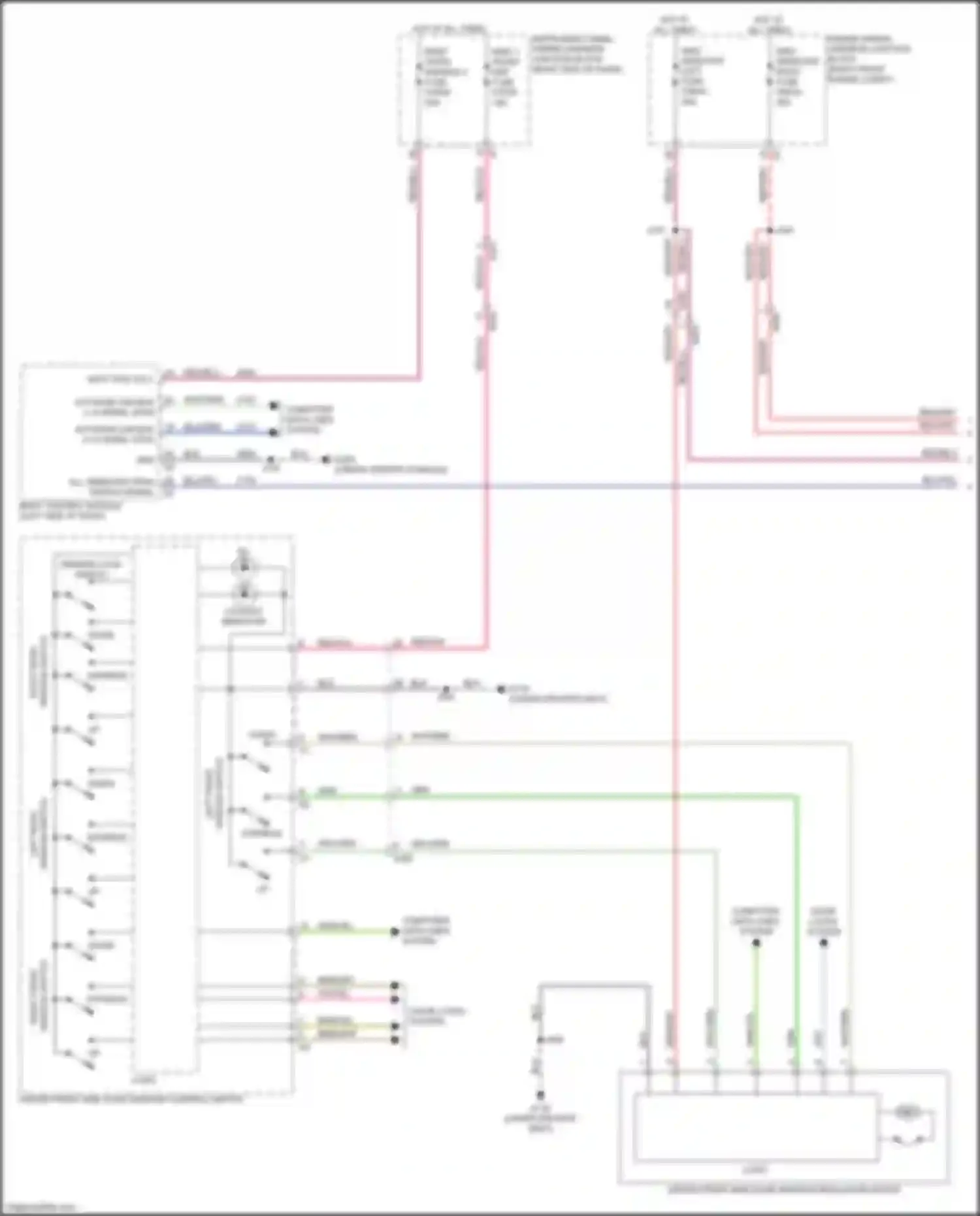 Wiring diagram all windows open switch signal for Chevrolet Colorado III (2023-2024) (1 of 1)