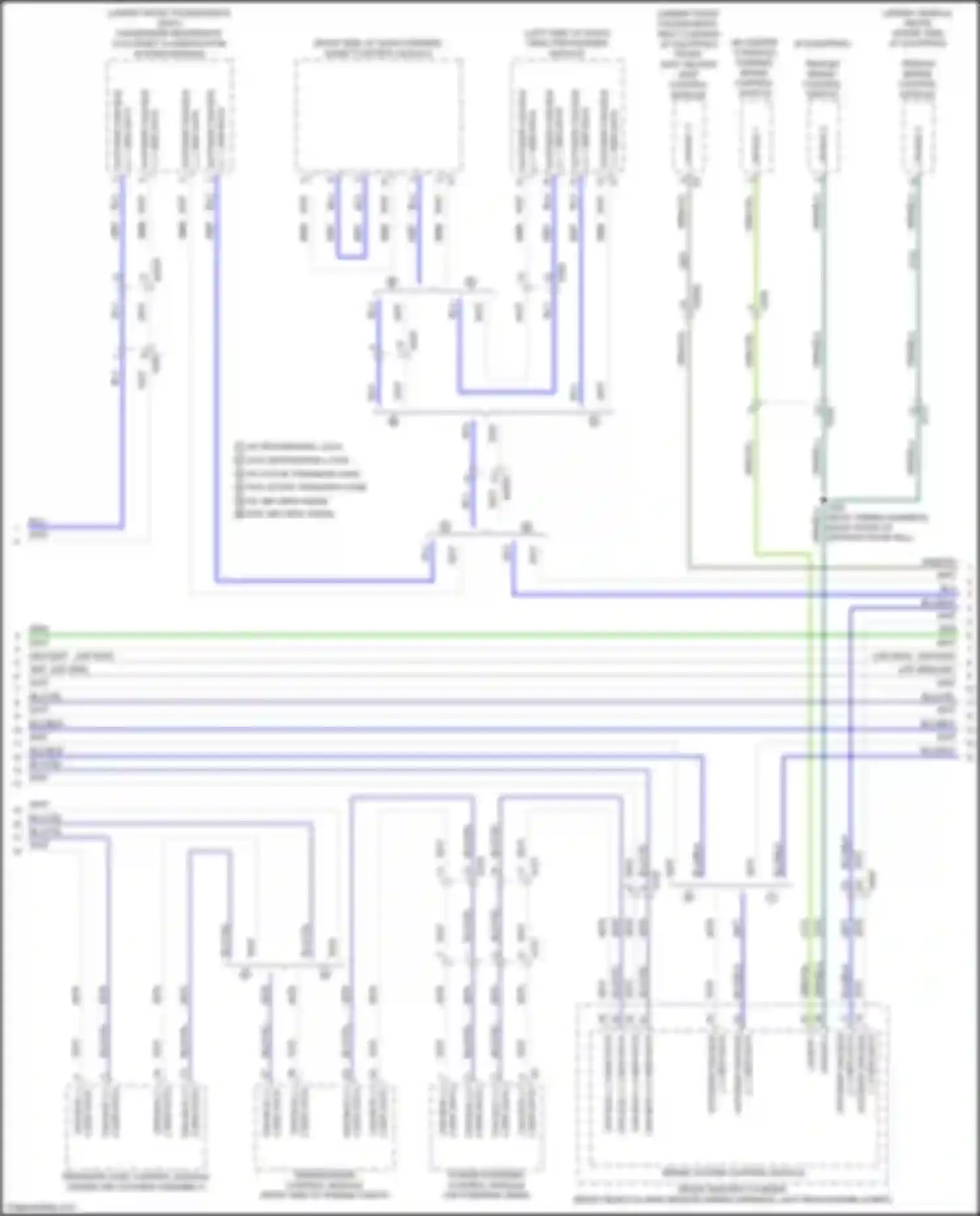 Wiring diagram brake system control module brake master cylinder for Chevrolet Colorado III (2023-2024) (1 of 5)