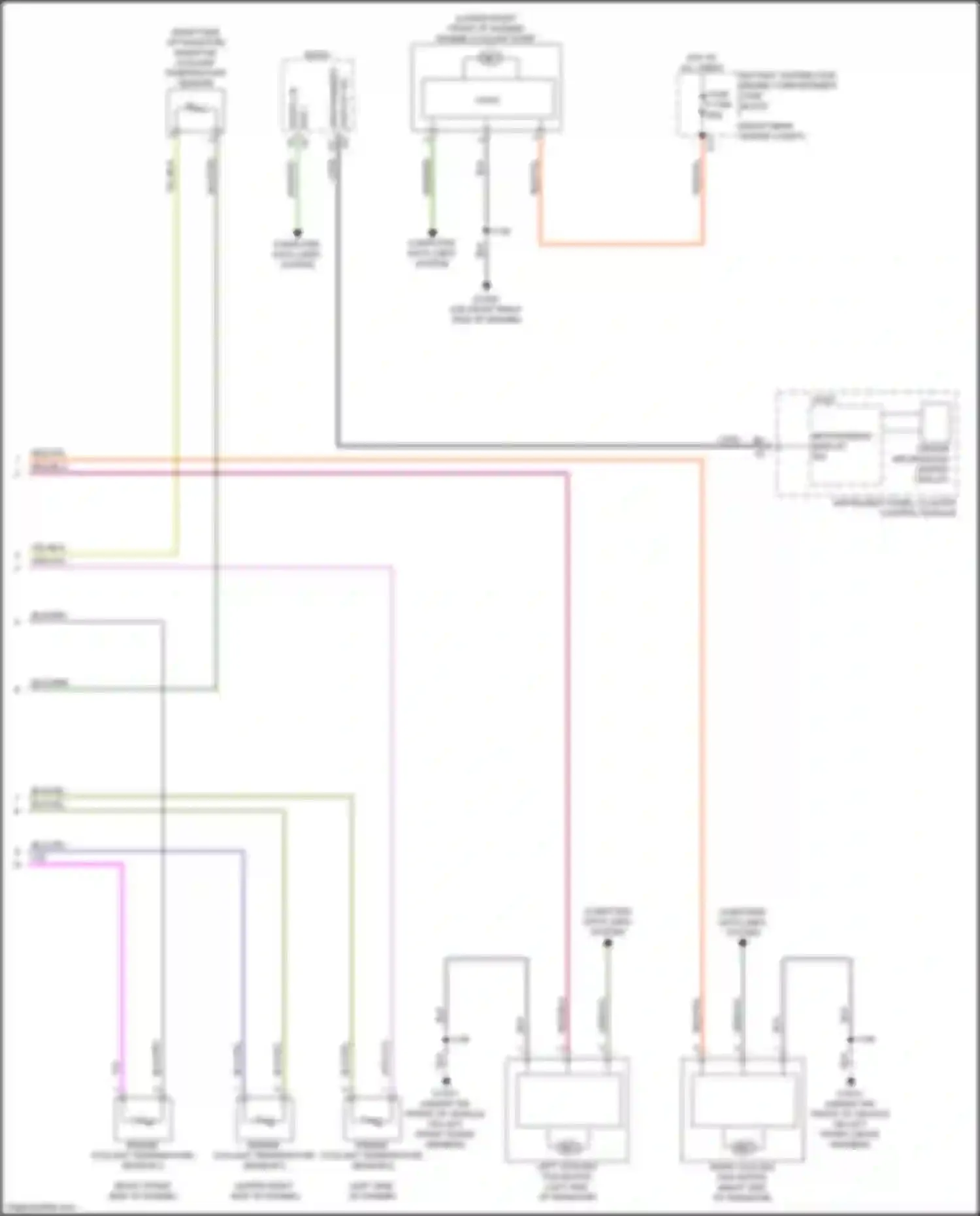 Wiring diagram engine coolant temperature sensor 5 for Chevrolet Colorado III (2023-2024) (2 of 5)