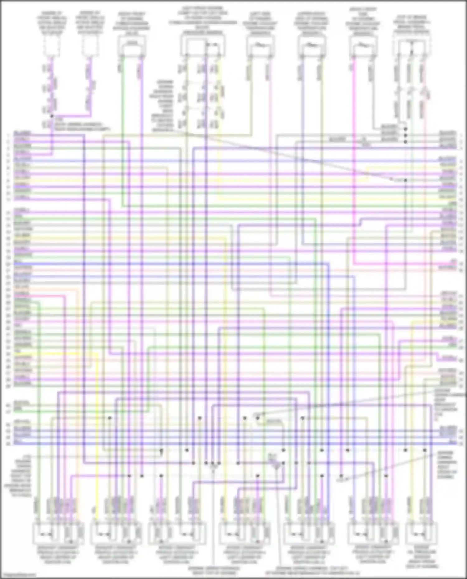 Wiring diagram (engine wiring harness, right front of engine for Chevrolet Colorado III (2023-2024) (4 of 6)