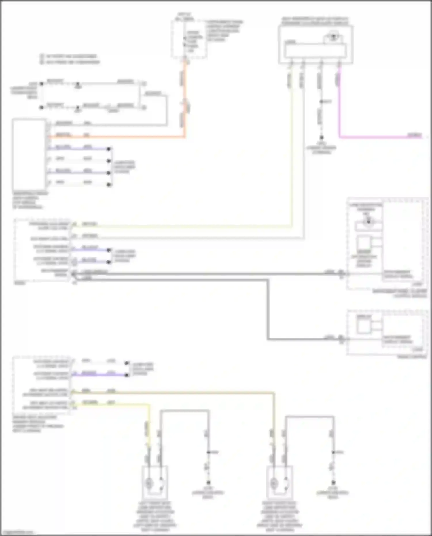 Wiring diagram infotainment display signal for Chevrolet Colorado III (2023-2024) (1 of 1)