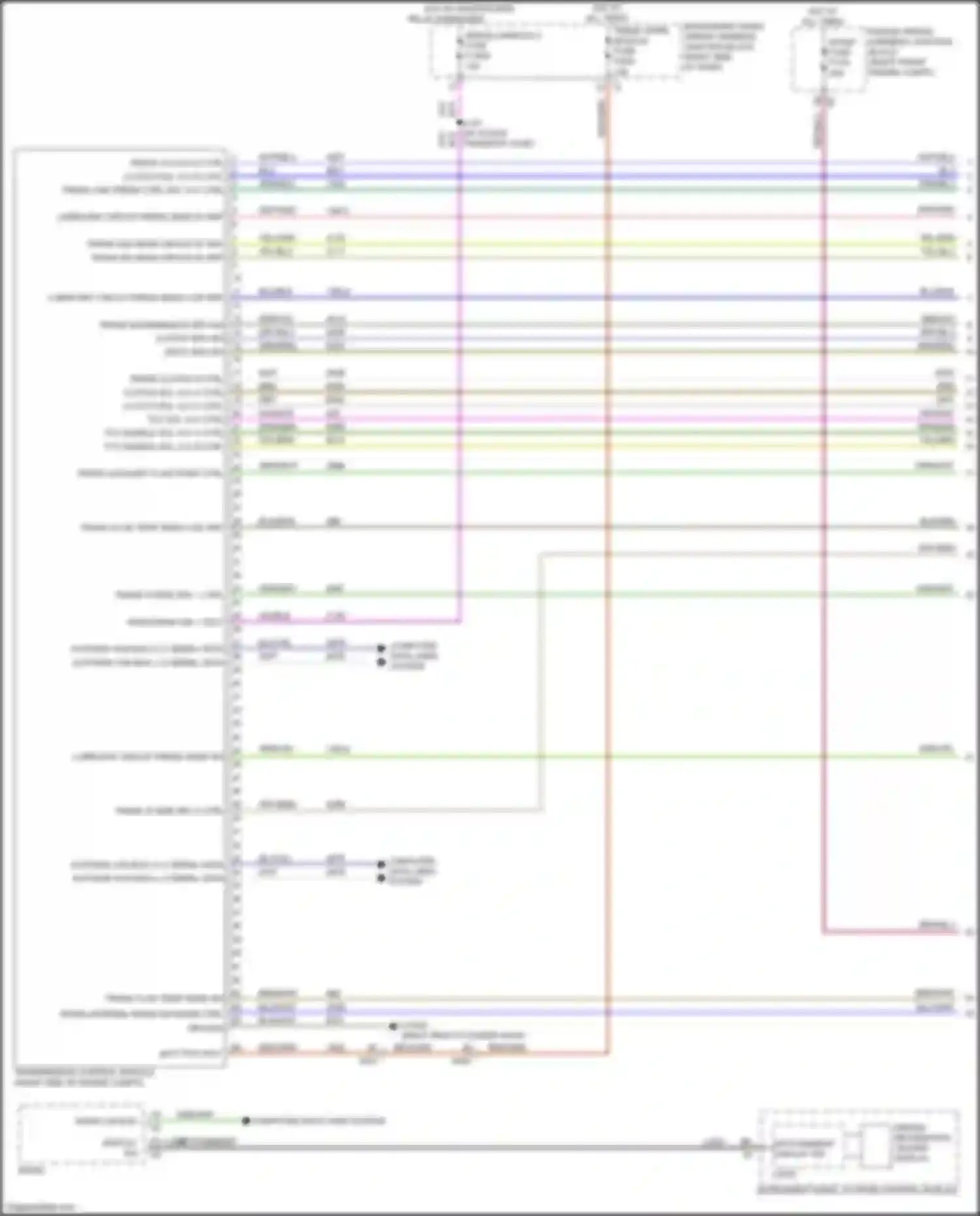 Wiring diagram input spd sig for Chevrolet Colorado III (2023-2024) (1 of 2)