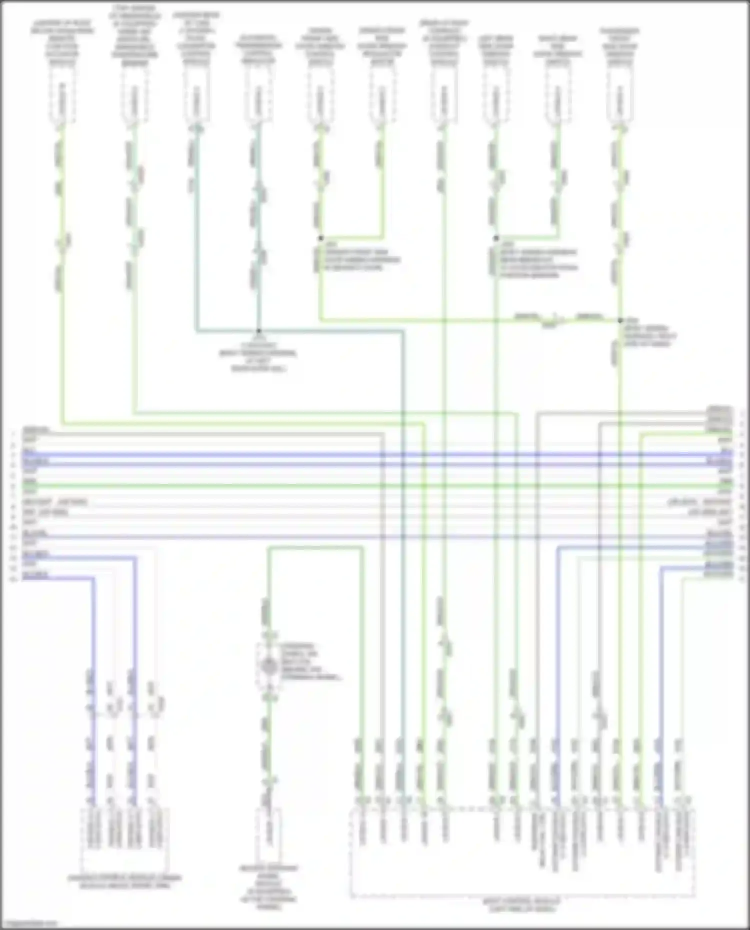 Wiring diagram inside air moisture, windshield temperature sensor for Chevrolet Colorado III (2023-2024) (2 of 5)
