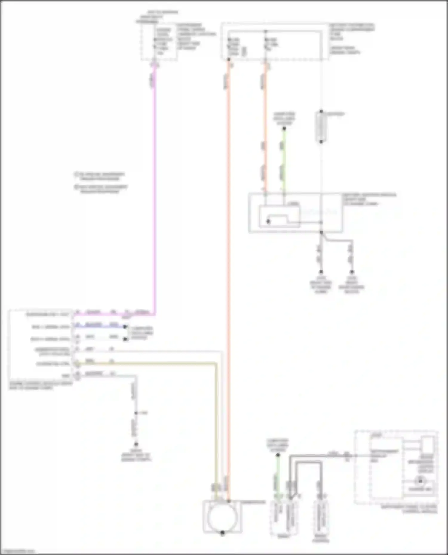 Wiring diagram instrument panel cluster control module for Chevrolet Colorado III (2023-2024) (21 of 27)