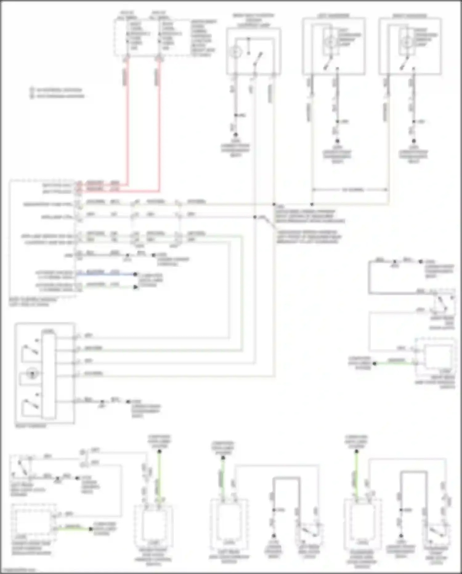 Wiring diagram intr lamp defeat sw sig for Chevrolet Colorado III (2023-2024) (2 of 2)