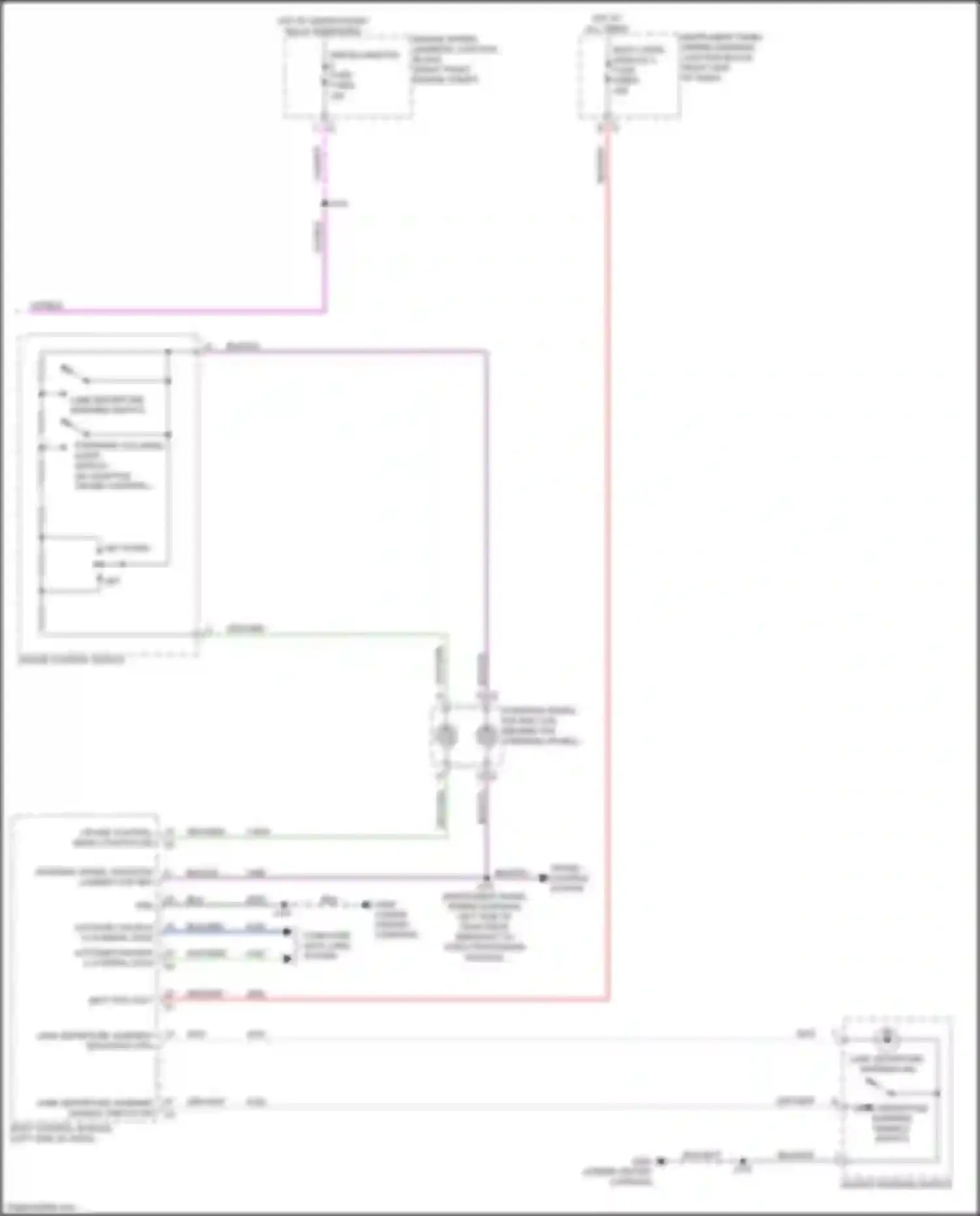 Wiring diagram lane departure warning indicator ctrl for Chevrolet Colorado III (2023-2024) (1 of 1)