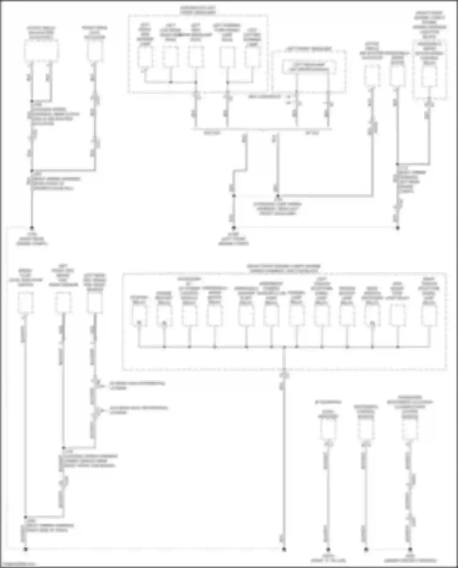 Wiring diagram left daytime running lamp, for Chevrolet Colorado III (2023-2024) (1 of 1)