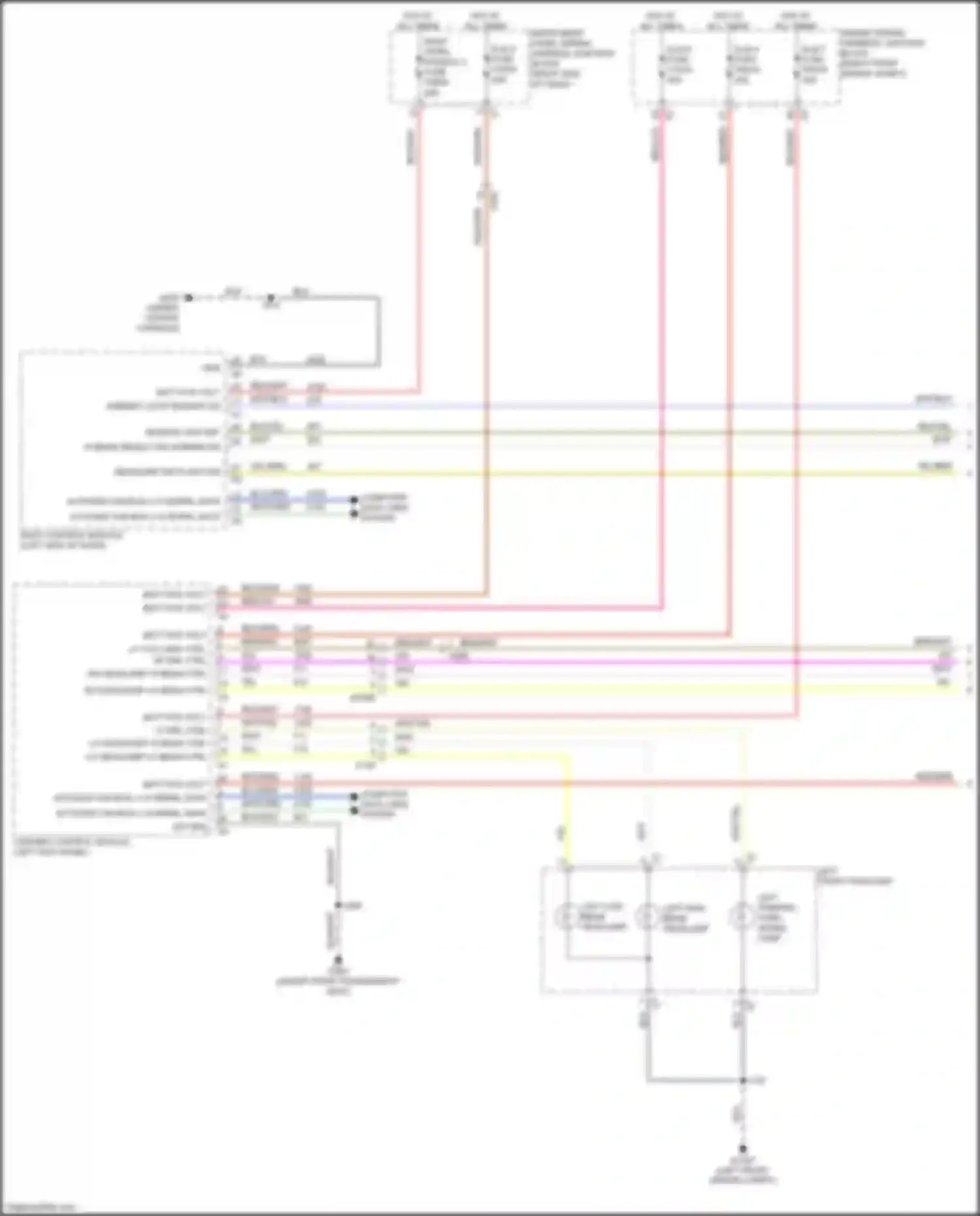 Wiring diagram lf drl ctrl for Chevrolet Colorado III (2023-2024) (2 of 2)