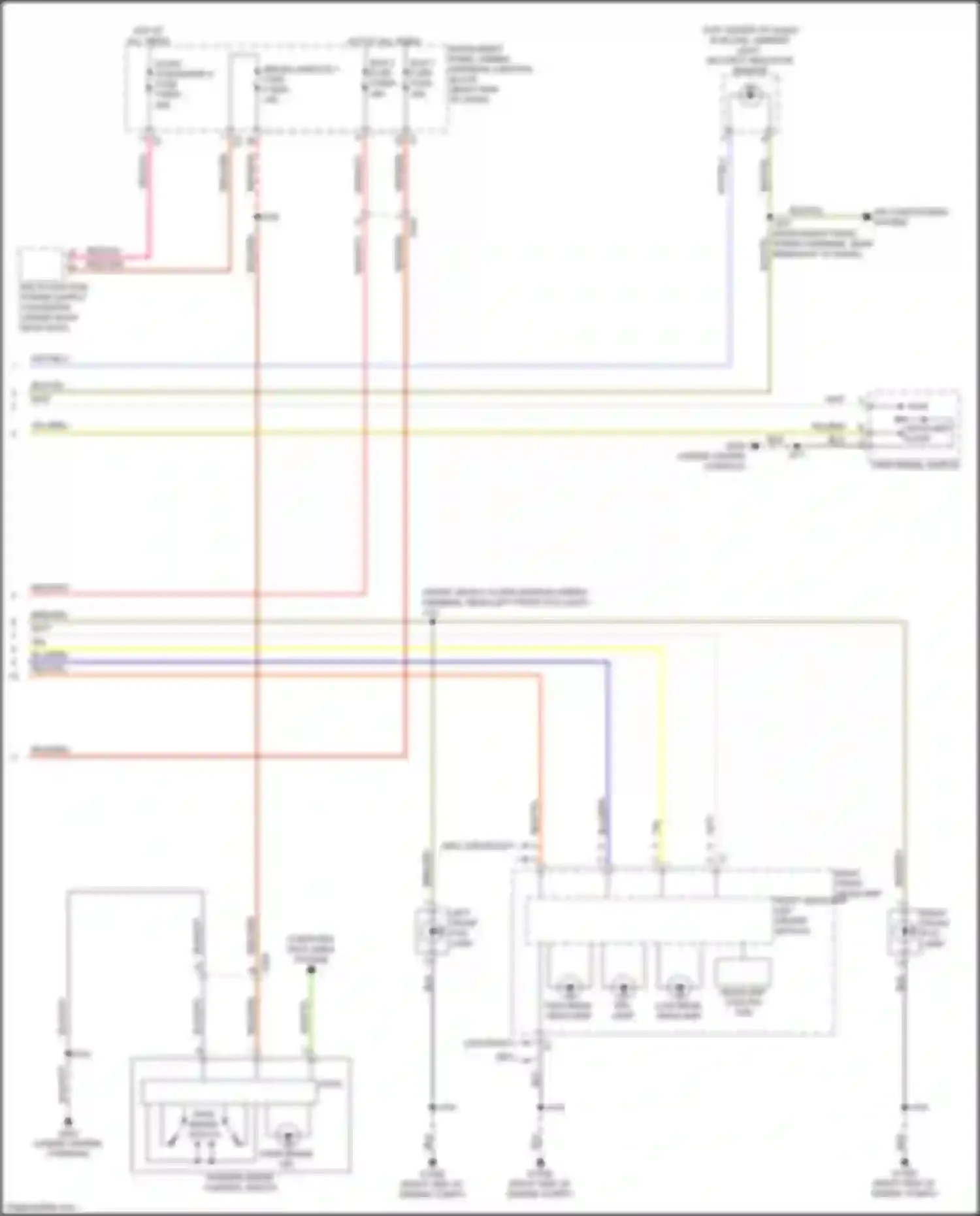 Wiring diagram parking brake control switch for Chevrolet Colorado III (2023-2024) (3 of 7)
