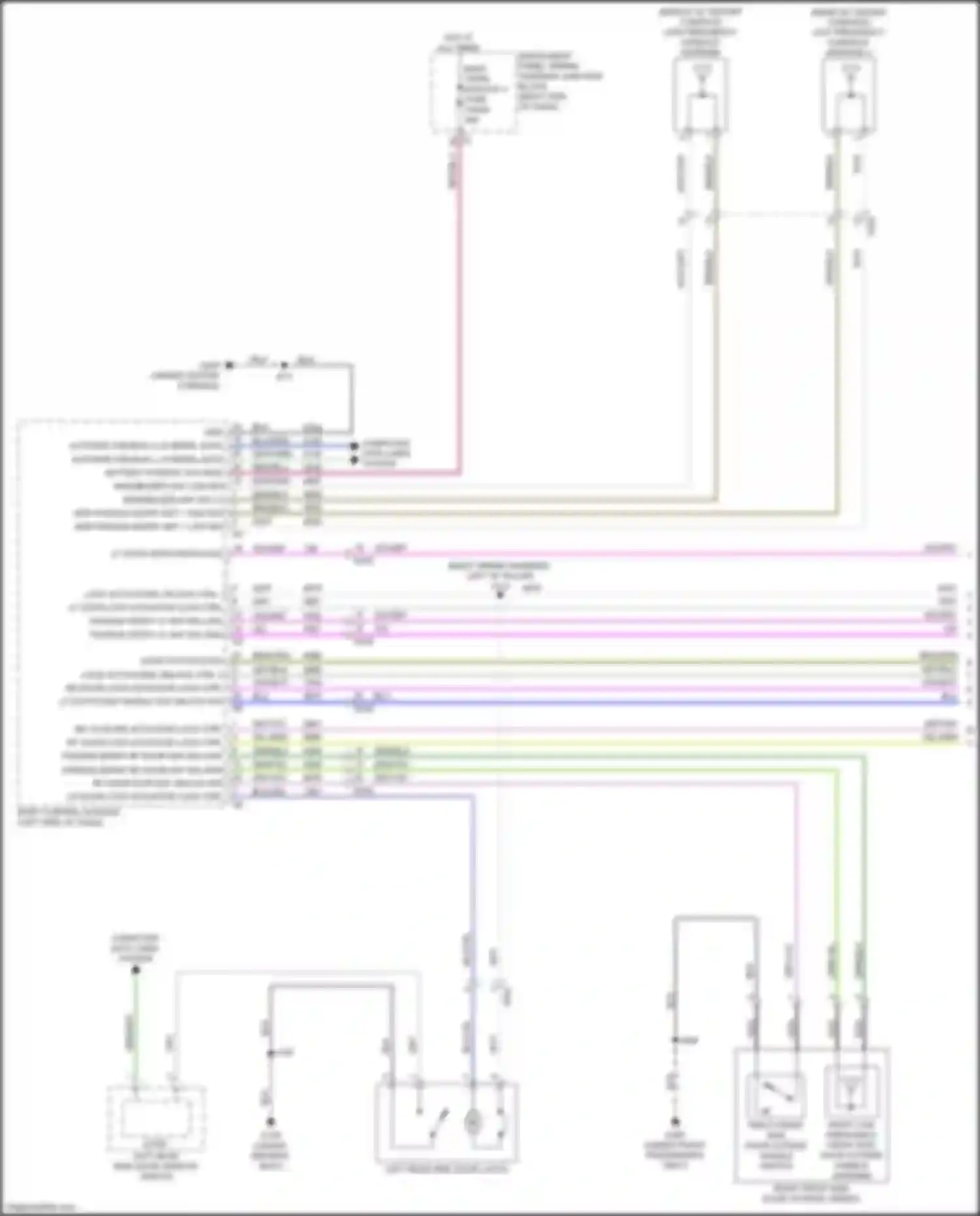 Wiring diagram passive entry lf ant sig low for Chevrolet Colorado III (2023-2024) (1 of 2)