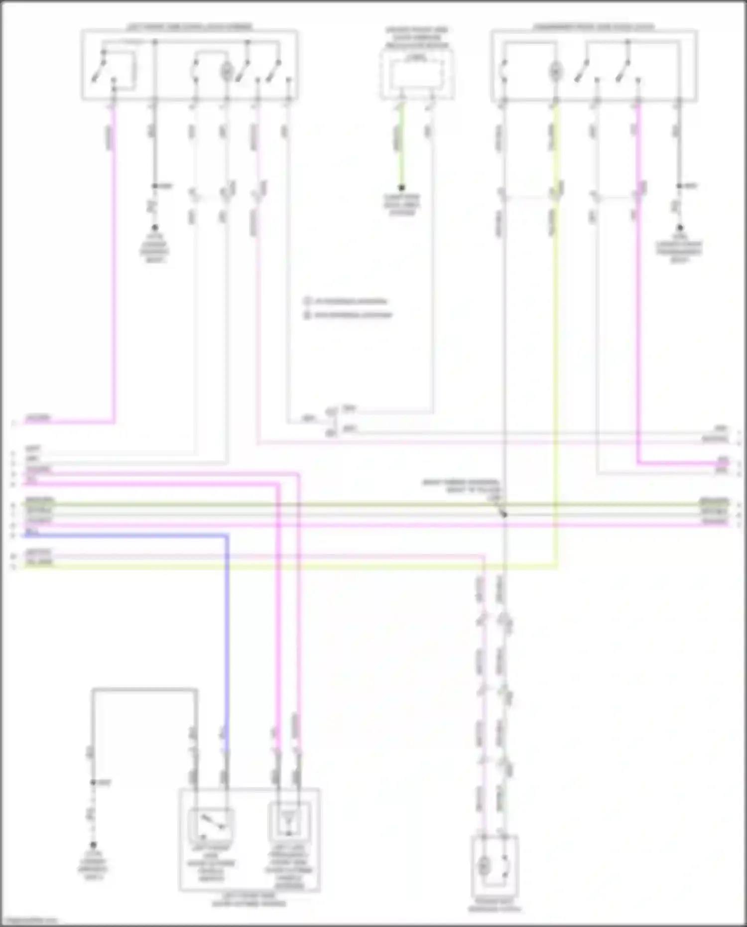 Wiring diagram pickup box endgate latch for Chevrolet Colorado III (2023-2024) (2 of 4)