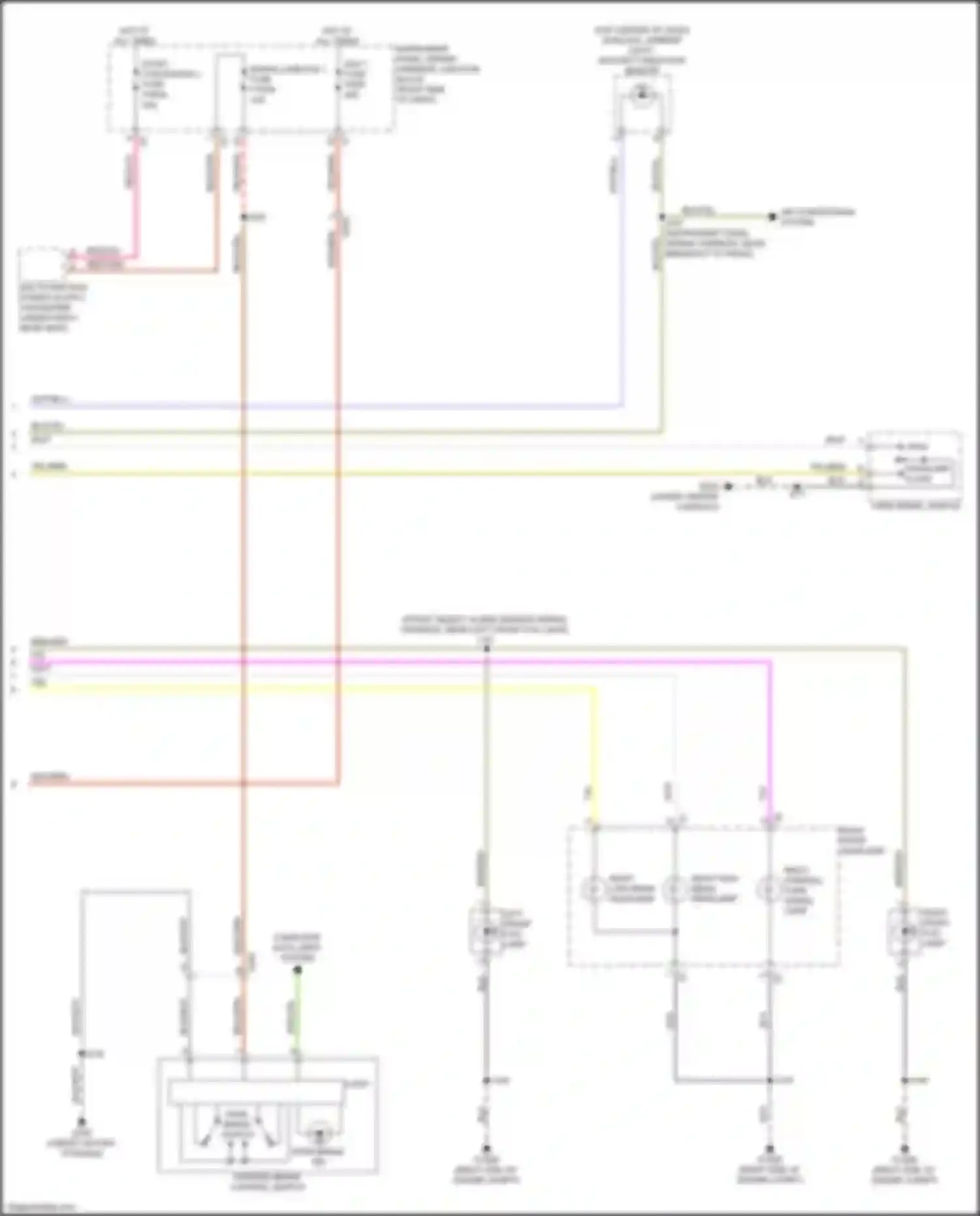 Wiring diagram right front headlamp for Chevrolet Colorado III (2023-2024) (4 of 5)