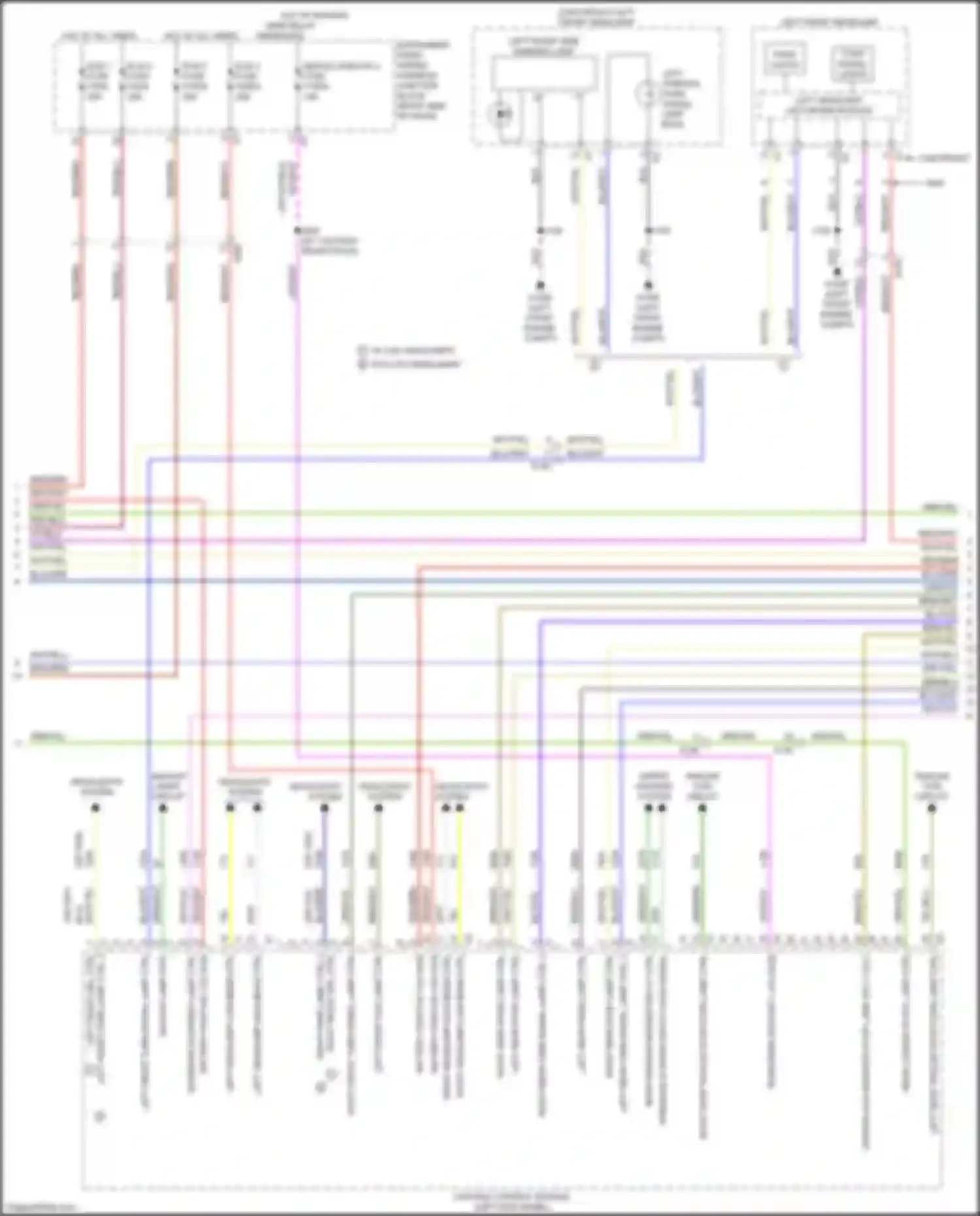 Wiring diagram right park lamp ctrl 2 for Chevrolet Colorado III (2023-2024) (1 of 1)