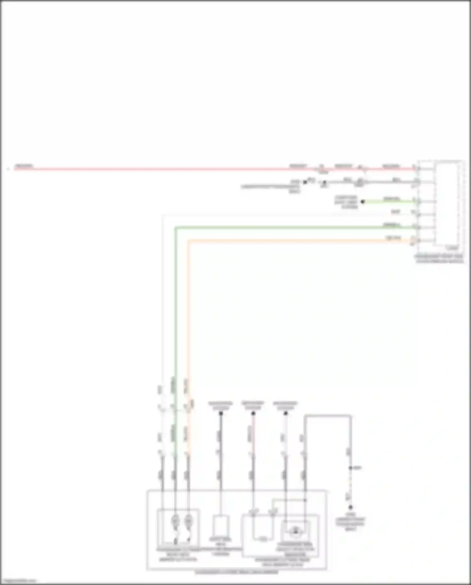 Wiring diagram right side view driver information camera for Chevrolet Colorado III (2023-2024) (3 of 3)