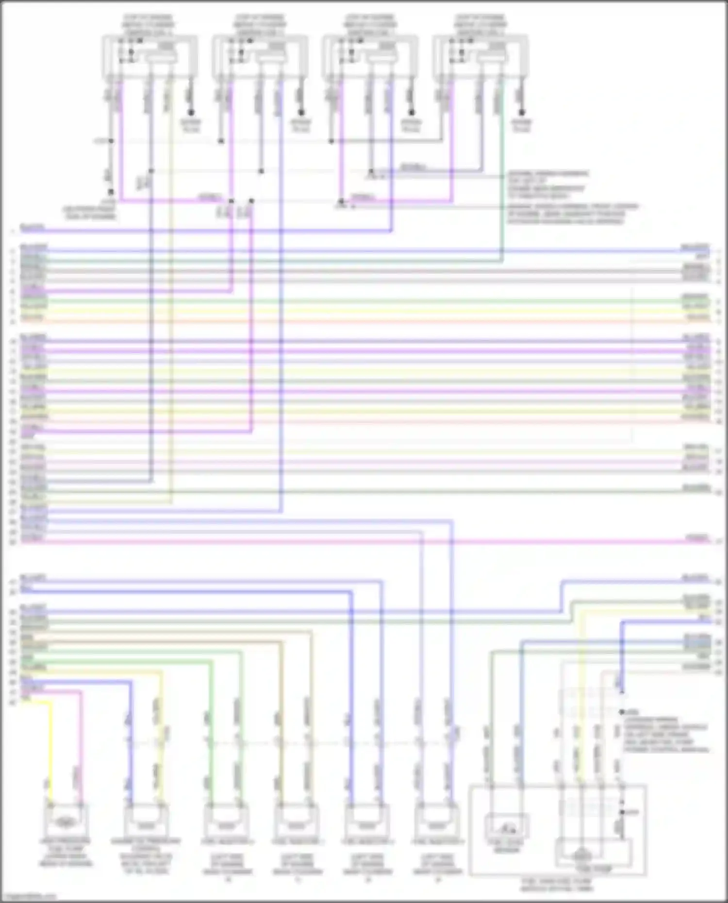 Wiring diagram spark plug for Chevrolet Colorado III (2023-2024) (1 of 2)