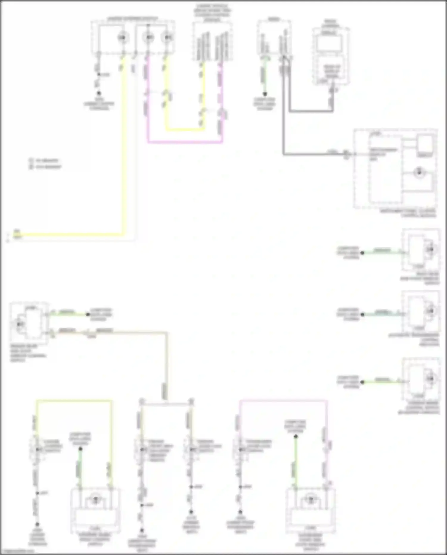 Wiring diagram steering wheel radio control switch for Chevrolet Colorado III (2023-2024) (5 of 10)