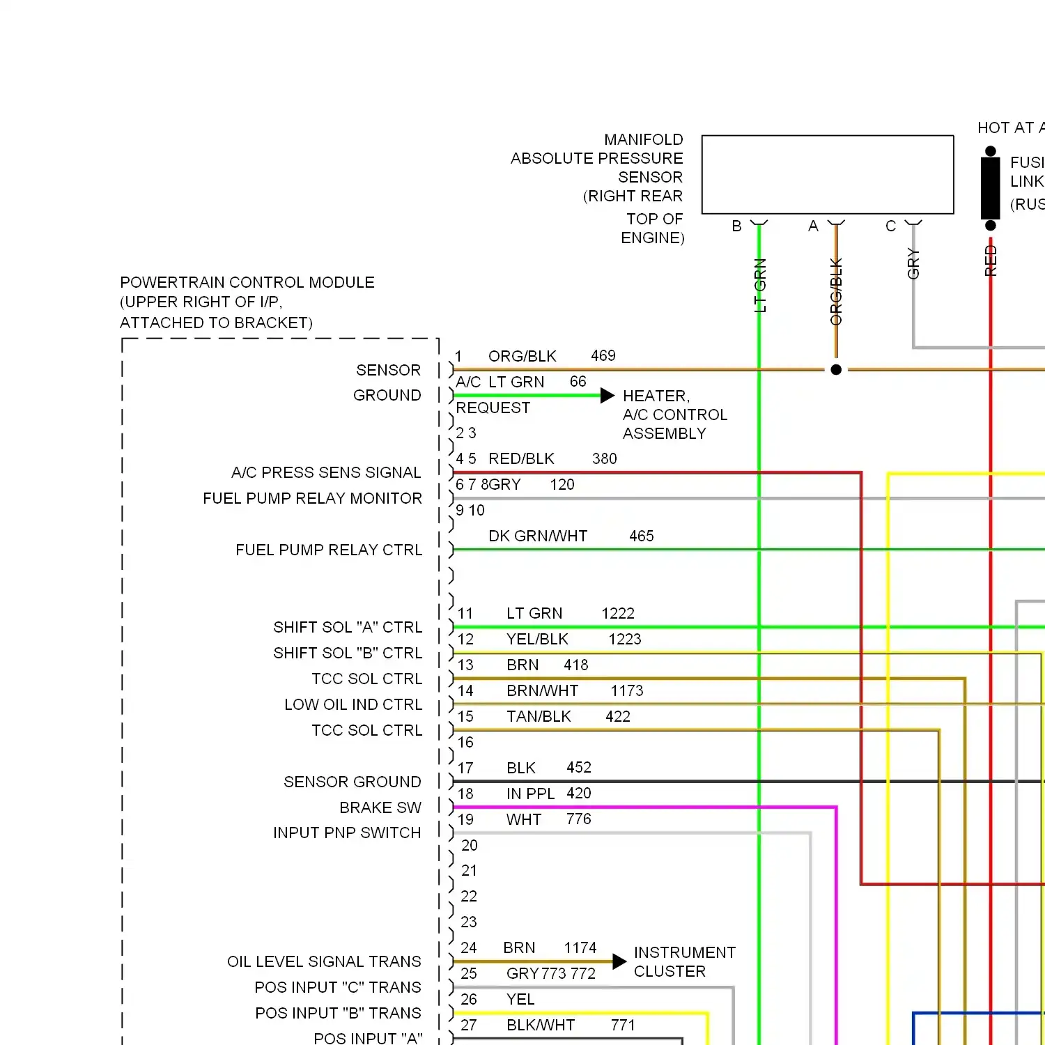 demo - Wiring diagram engine performance 3.1l (vin m)s (1 of 2) Wiring diagram engine performance 3.1l (vin m)s (1 of 2)