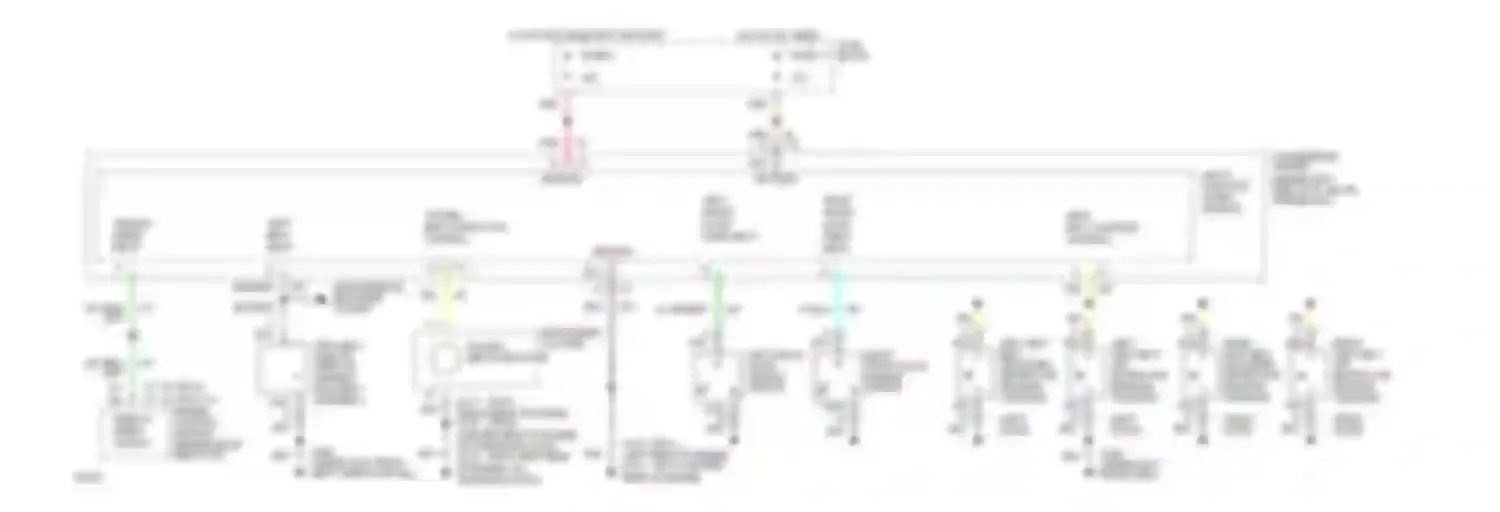Wiring diagram vehicle speed output for Chevrolet Corsica I (1987-1996) (1 of 1)