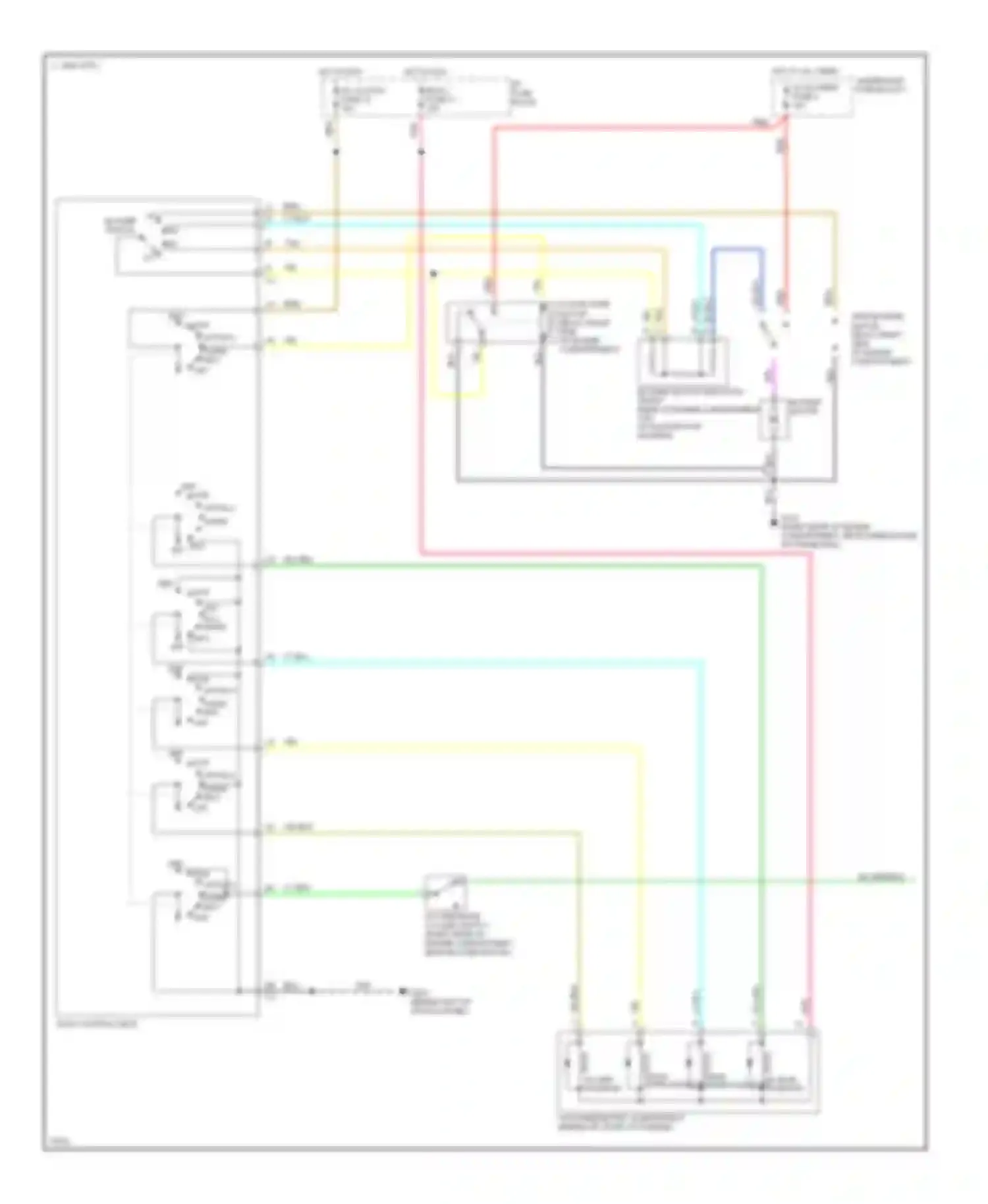 Corvette Chevrolet C4 (1984-1998): Air conditioning circuits, manual a/c (1 of 2)