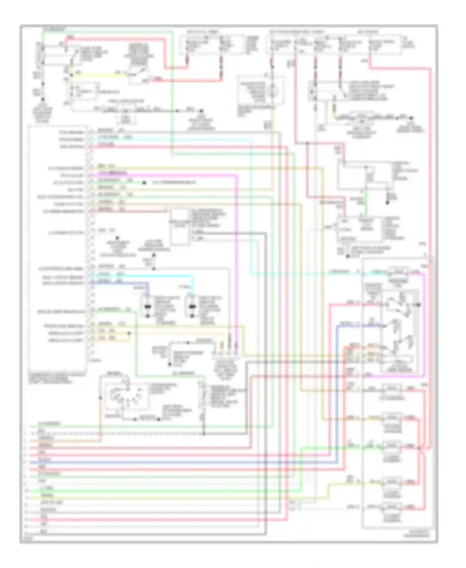 Corvette Chevrolet C4 (1984-1998): Wiring diagram engine performance 5.7l (vin p)s (3 of 3)