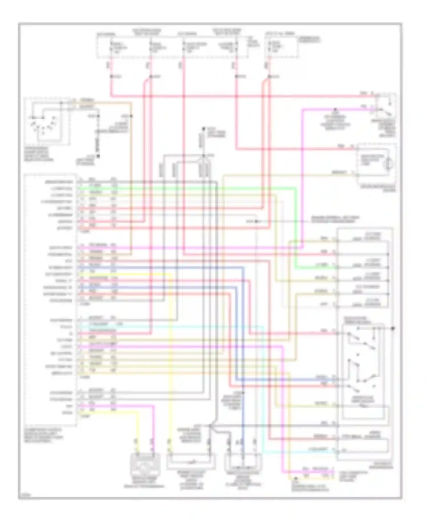 Wiring diagram 2-3 shift solenoid for Chevrolet Corvette C4 (1984-1998) (1 of 4)