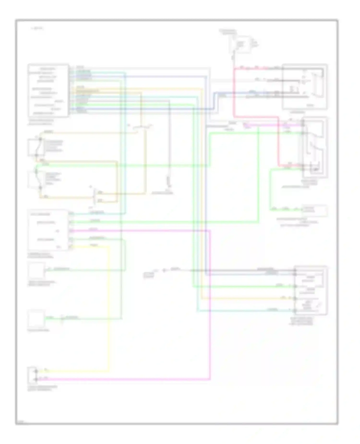 Wiring diagram asr active signal for Chevrolet Corvette C4 (1984-1998) (1 of 3)