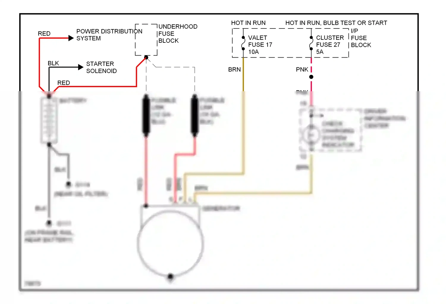 Chevrolet Corvette C4 (1984-1998) blu wiring diagram  (14 of 14)