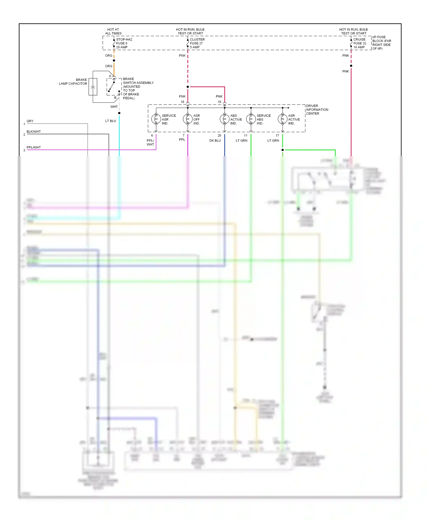Chevrolet Corvette C4 (1984-1998) lt blu wiring diagram  (6 of 29)