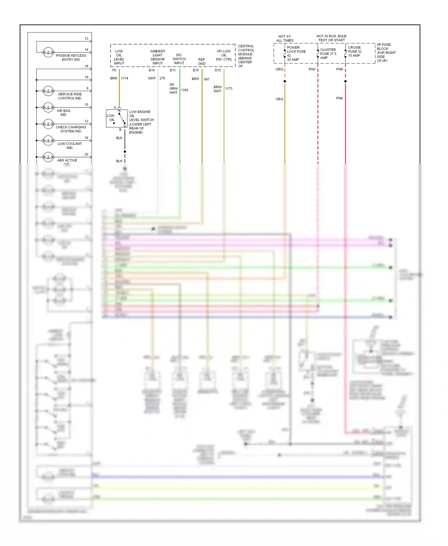 Chevrolet Corvette C4 (1984-1998) nca wiring diagram  (11 of 40)
