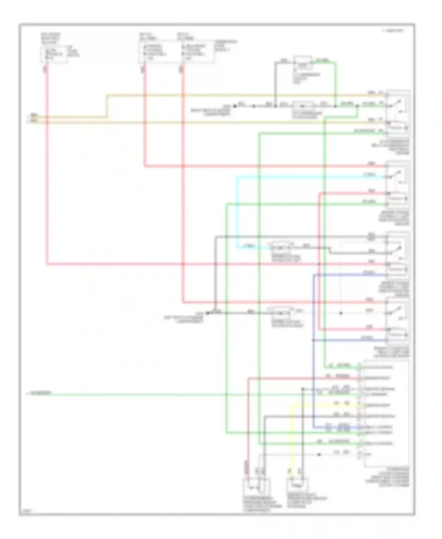 Wiring diagram sensor ground a/c request for Chevrolet Corvette C4 (1984-1998) (1 of 2)