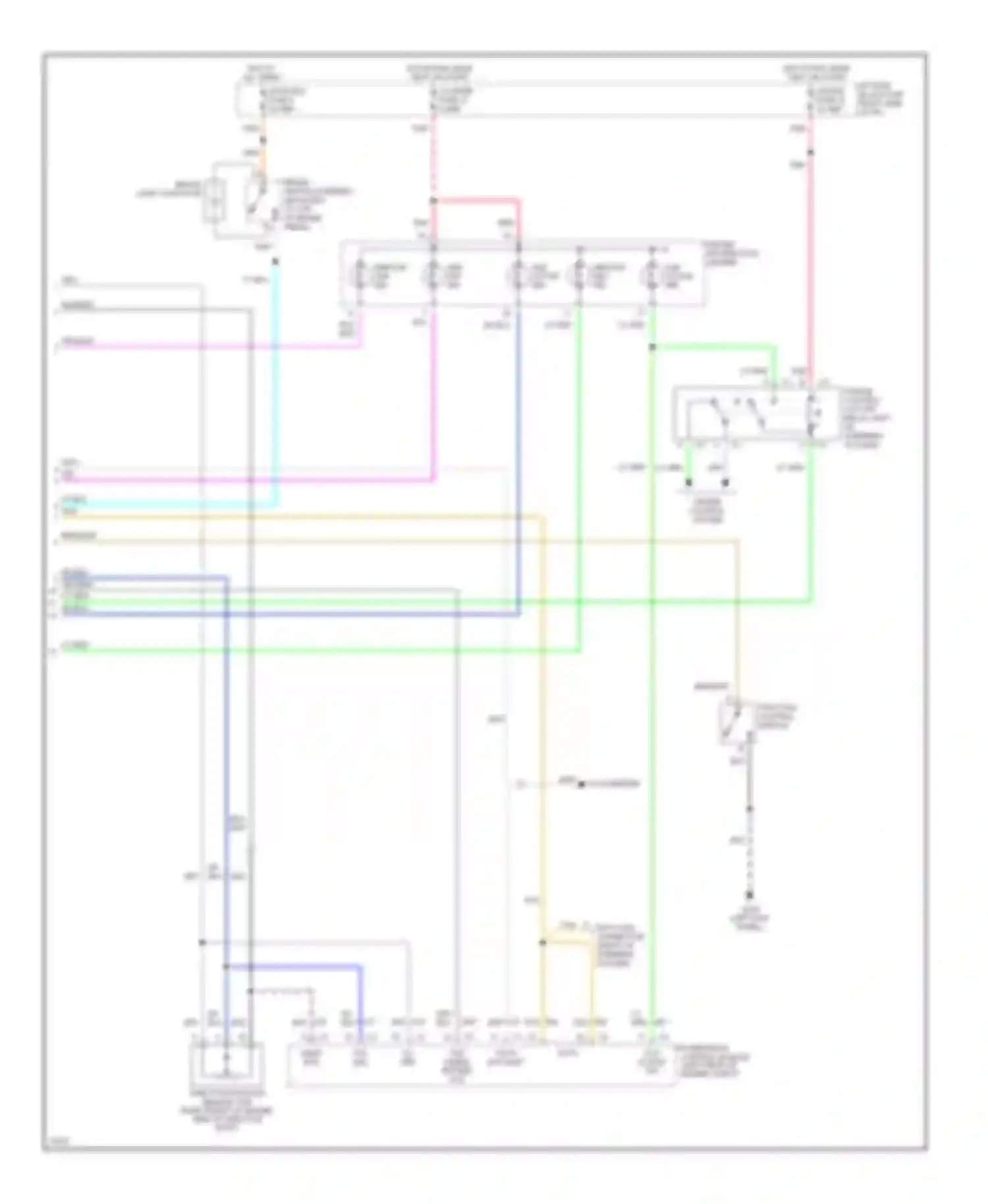 Wiring diagram tcs active sig for Chevrolet Corvette C4 (1984-1998) (1 of 1)