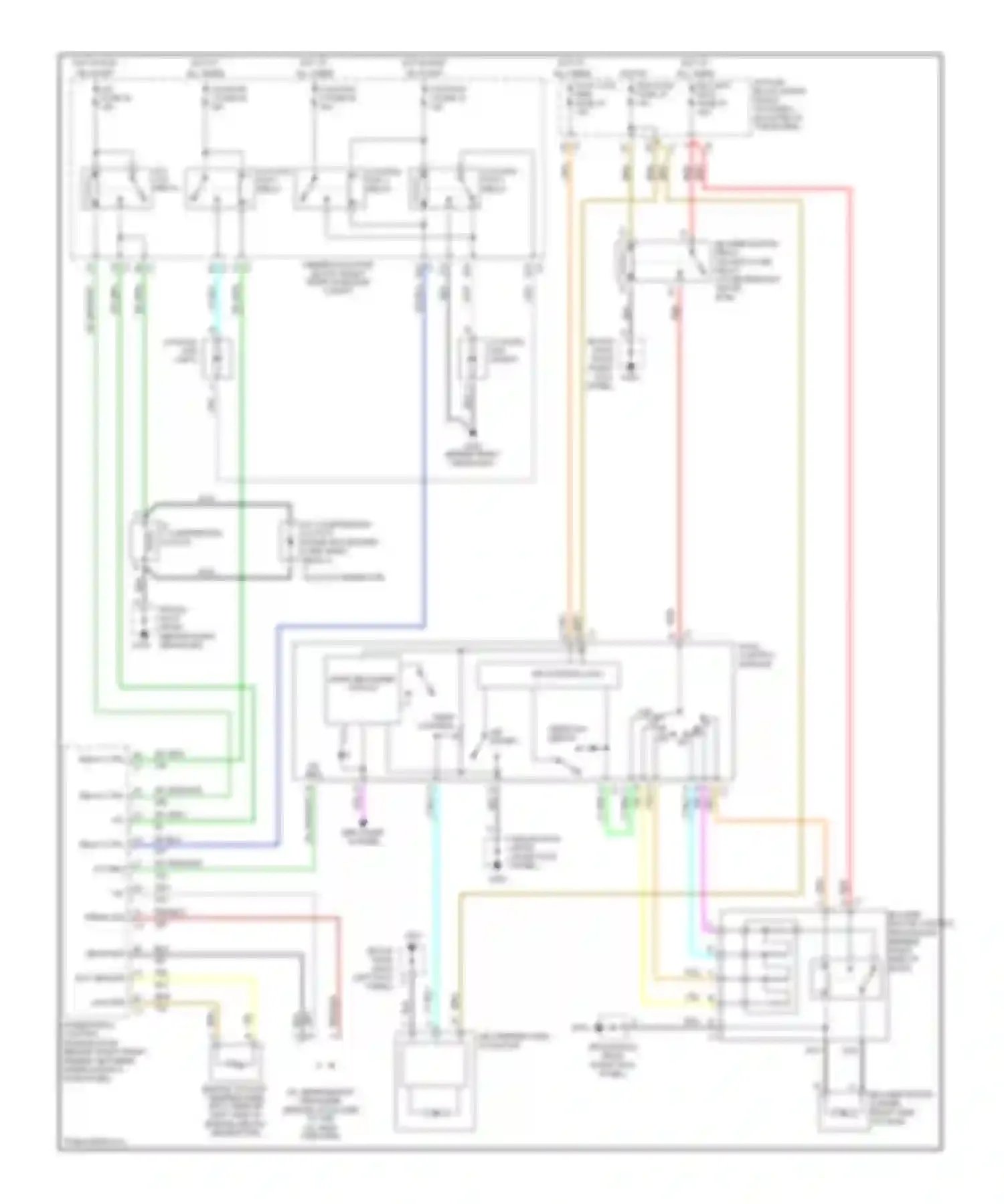 Corvette Chevrolet C5 (1997-2004): Manual a/c circuit