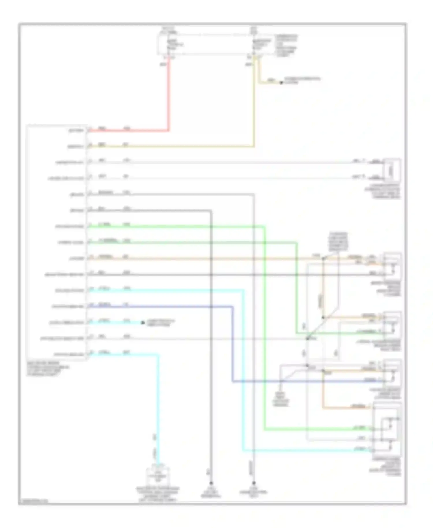 Corvette Chevrolet C5 (1997-2004): Electronic power steering circuit