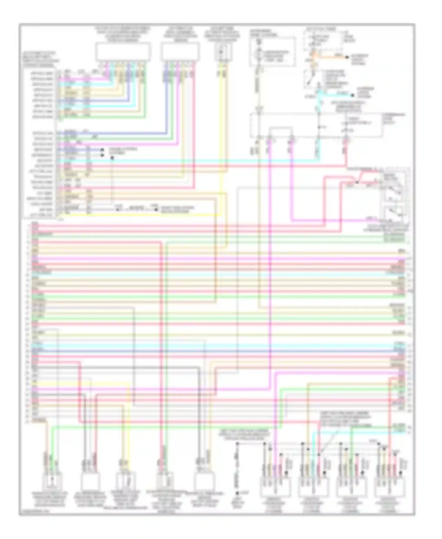 Corvette Chevrolet C5 (1997-2004): Wiring diagram engine performance 5.7l vin gs (3 of 4)