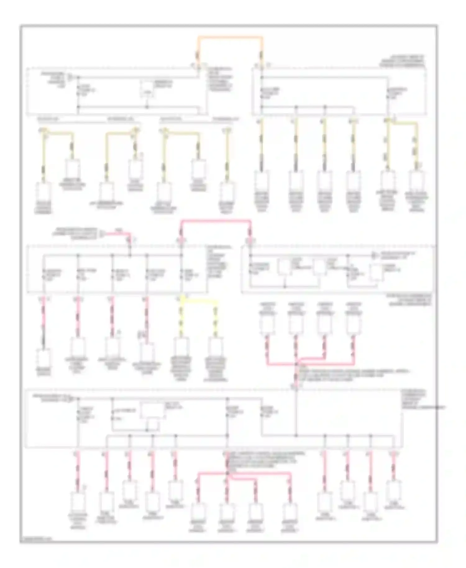 Corvette Chevrolet C5 (1997-2004): Power distribution circuit (4 of 4)