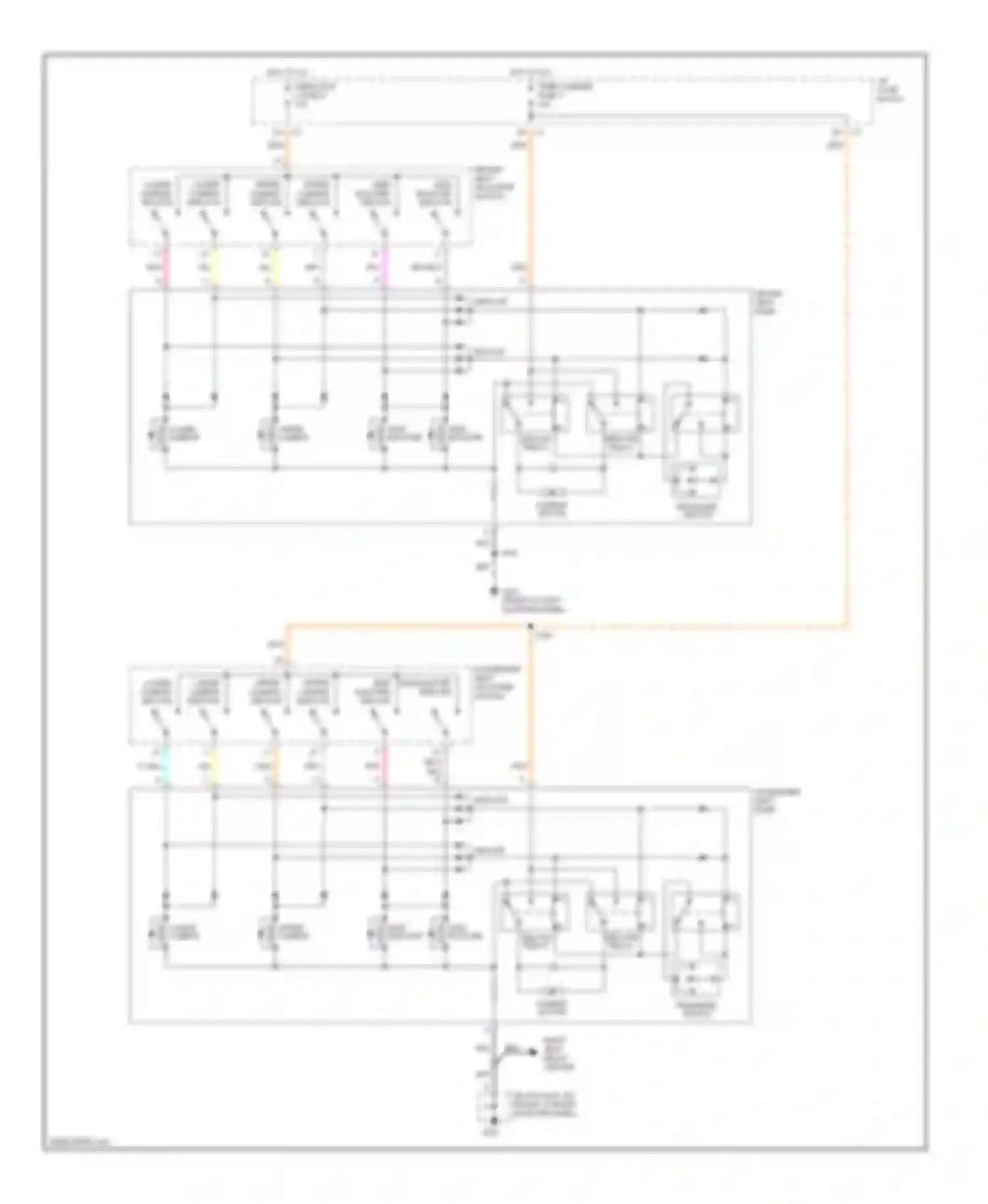 Corvette Chevrolet C5 (1997-2004): Lumbar circuit