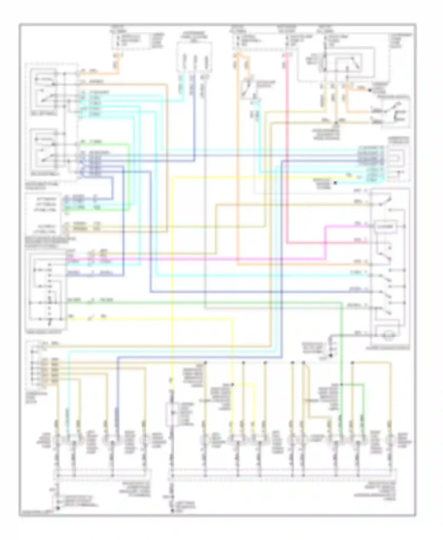 Wiring diagram blk for Chevrolet Corvette C5 (1997-2004) (13 of 49)