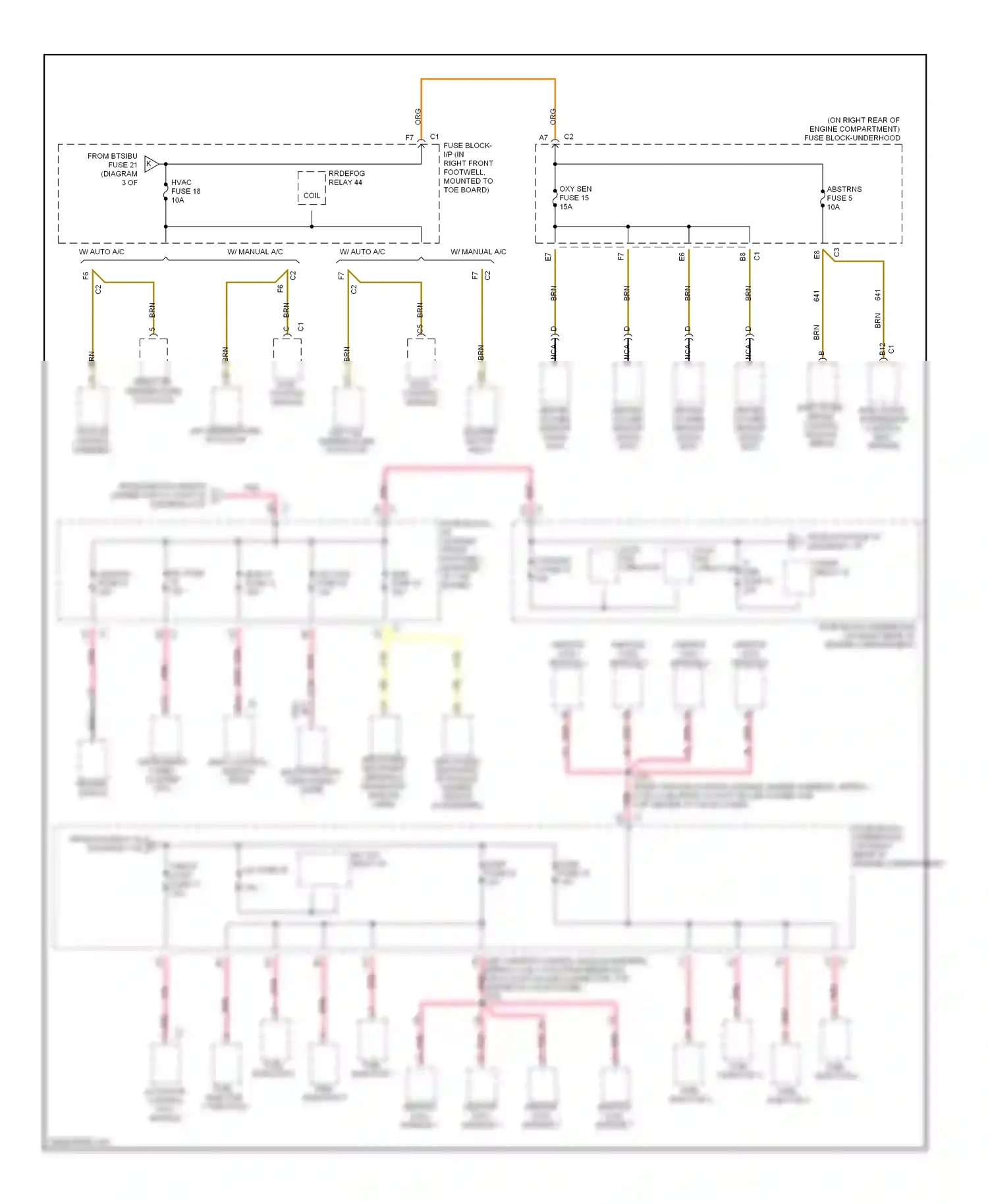 Chevrolet Corvette C5 (1997-2004) brn wiring diagram  (24 of 30)