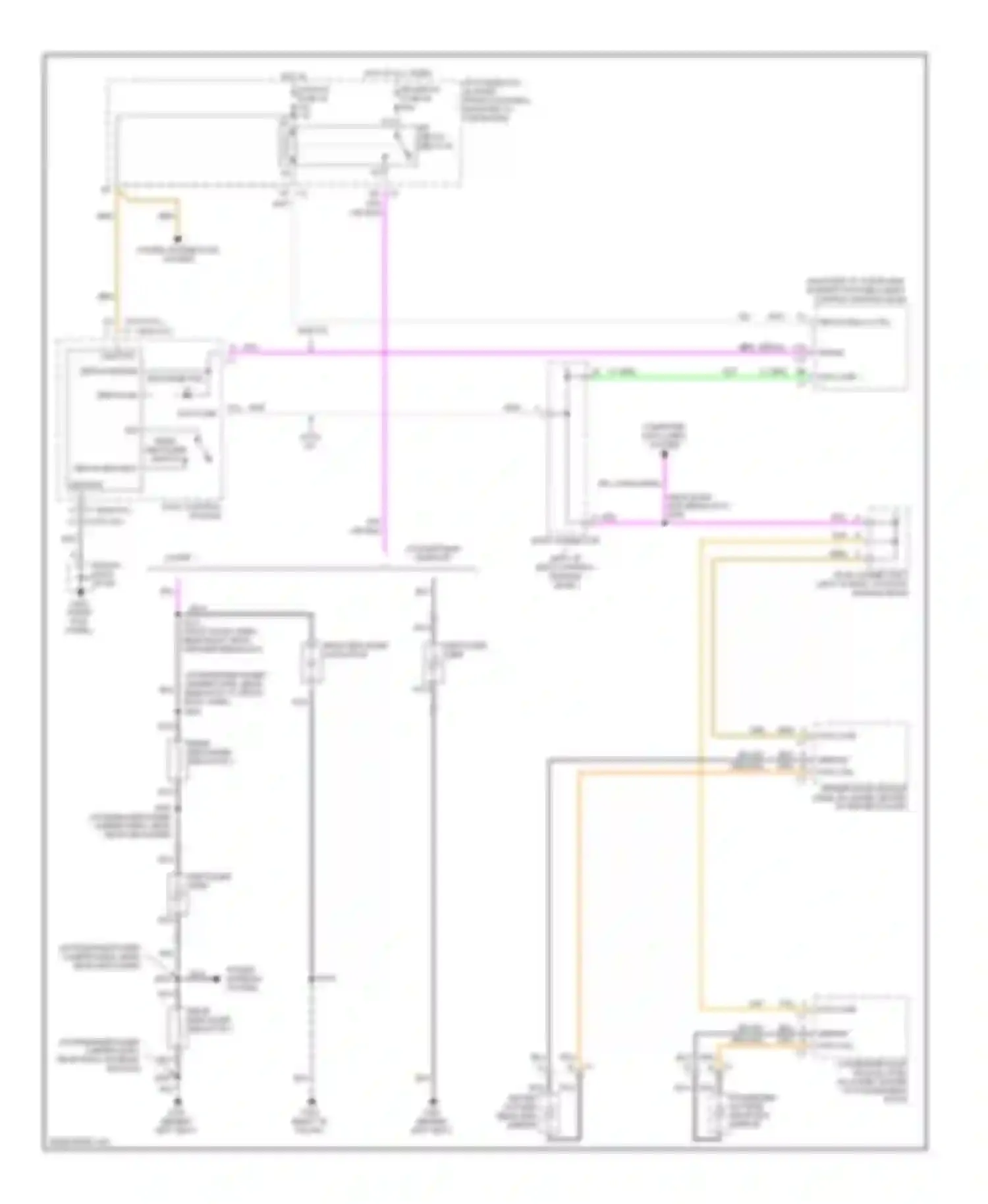 Wiring diagram defog ind for Chevrolet Corvette C5 (1997-2004) (1 of 1)