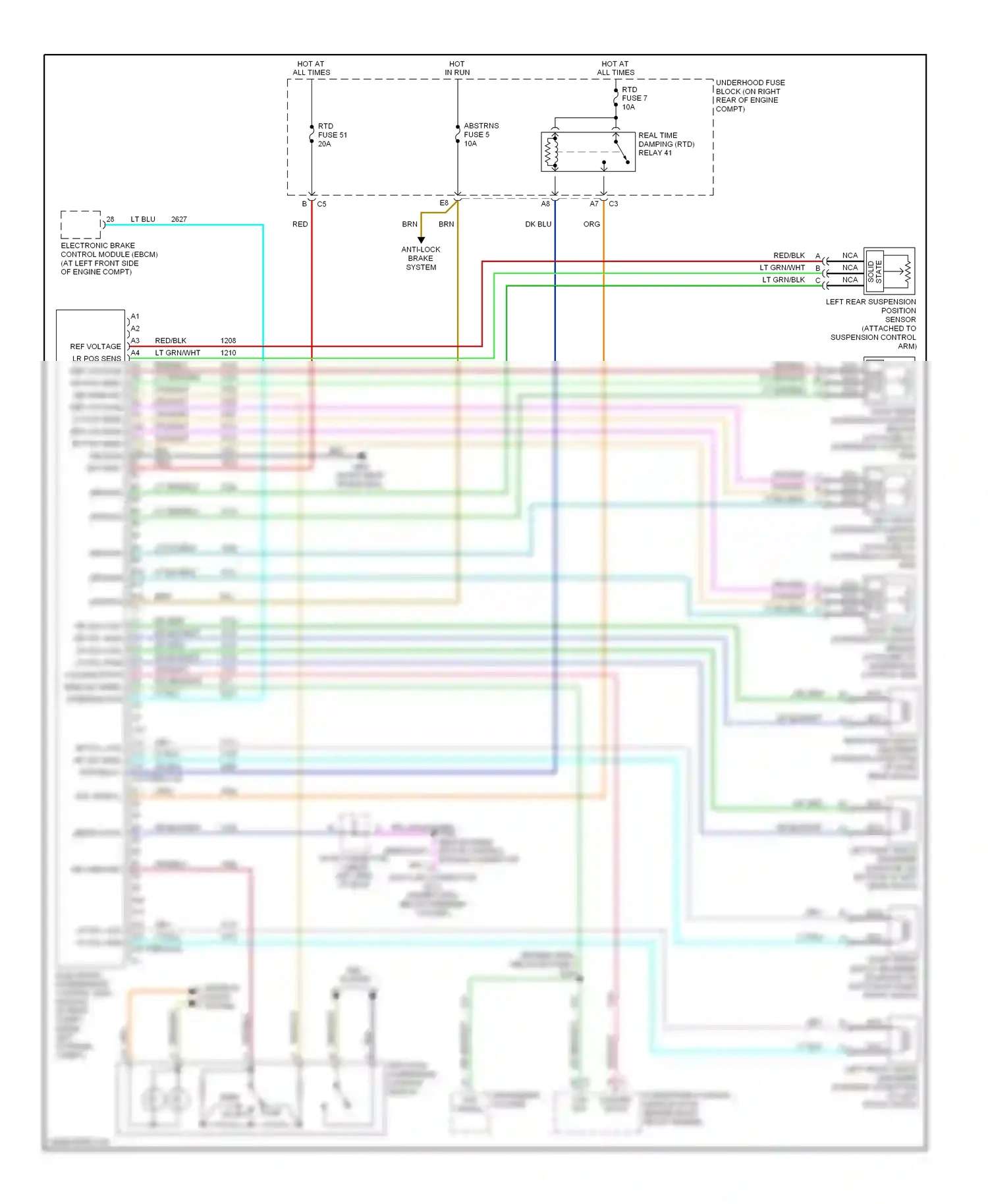 Chevrolet Corvette C5 (1997-2004) gry wiring diagram  (13 of 37)