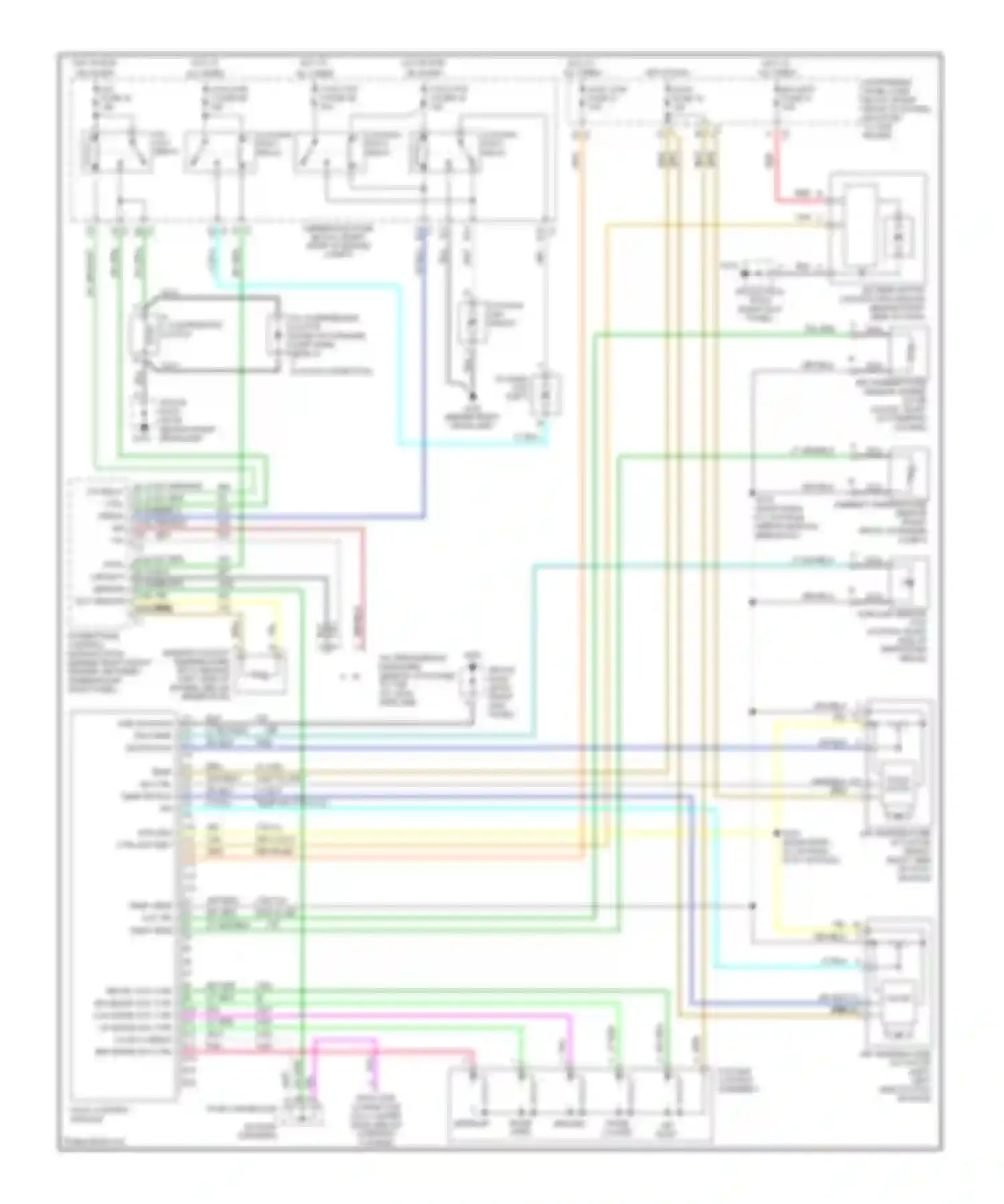 Wiring diagram hvac control module for Chevrolet Corvette C5 (1997-2004) (1 of 6)
