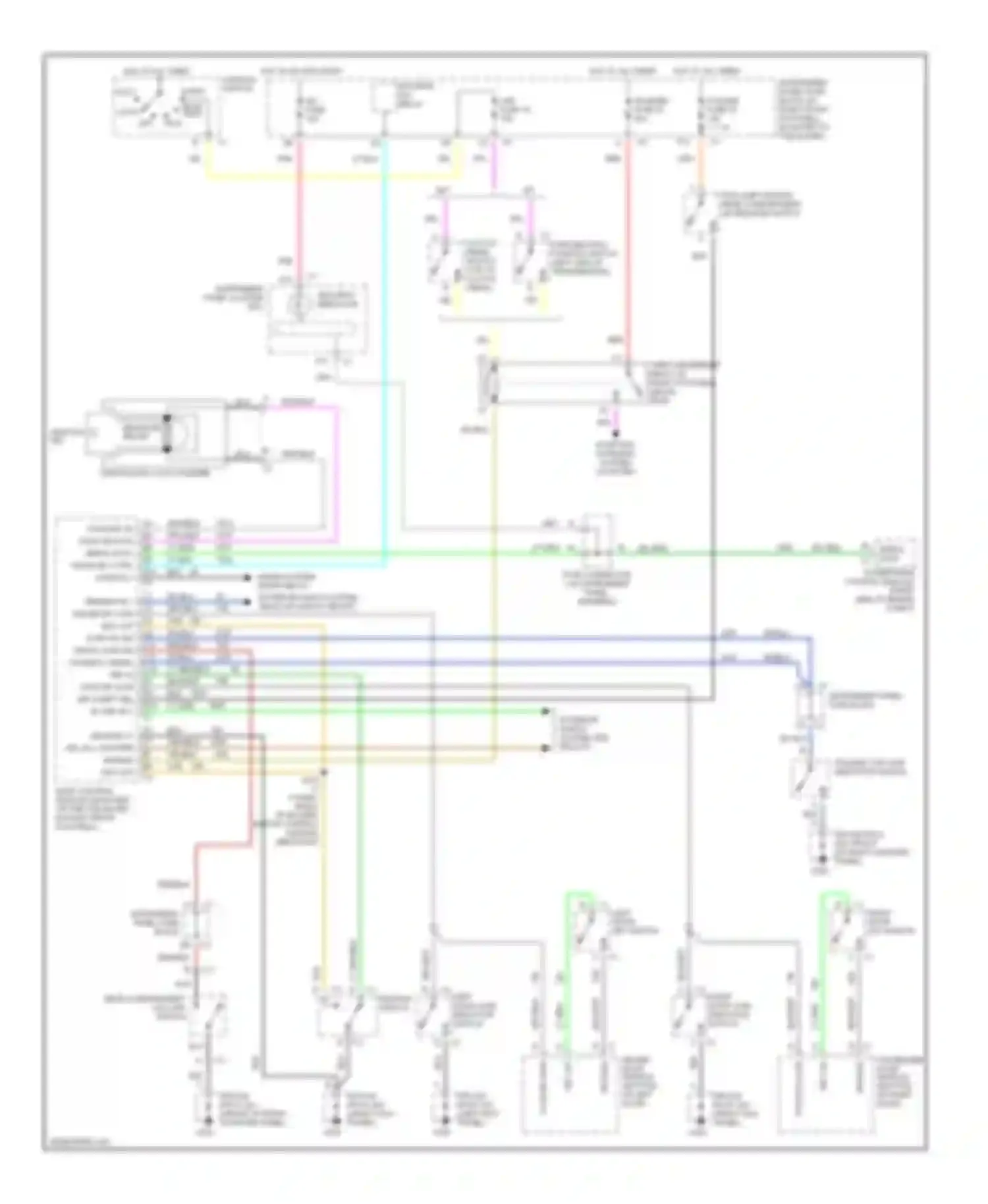 Wiring diagram ipc fuse for Chevrolet Corvette C5 (1997-2004) (1 of 1)