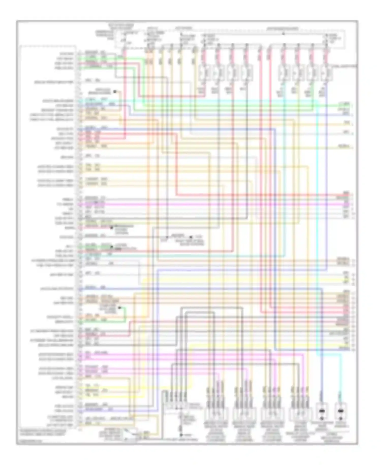 Wiring diagram knock sen sig front for Chevrolet Corvette C5 (1997-2004) (1 of 1)